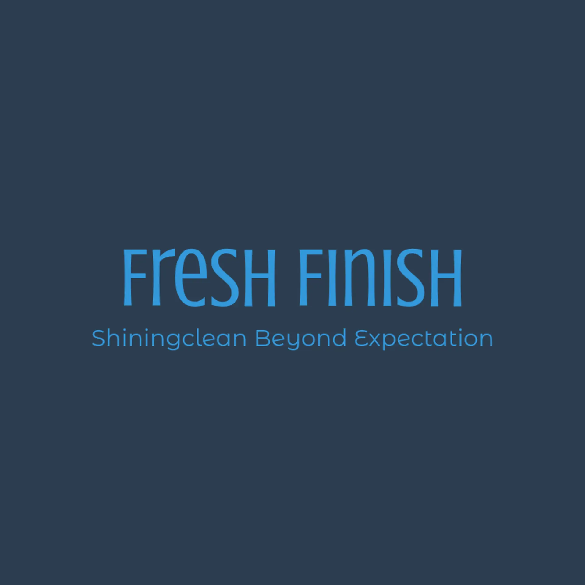 Fresh Finish logo for auto spa