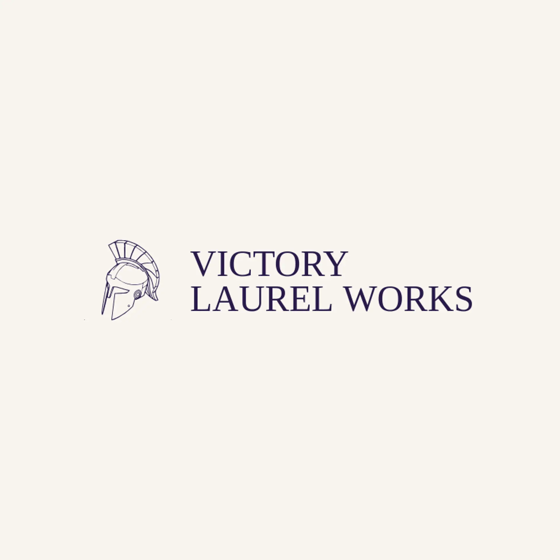 Victory Laurel Works logo for trojan