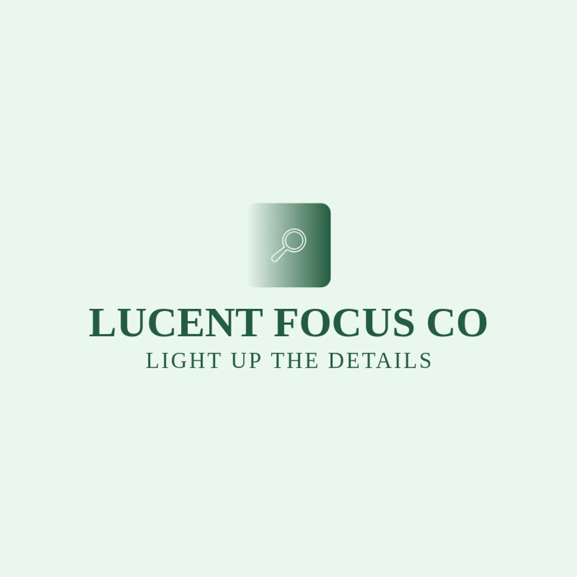 Lucent Focus Co logo for lens