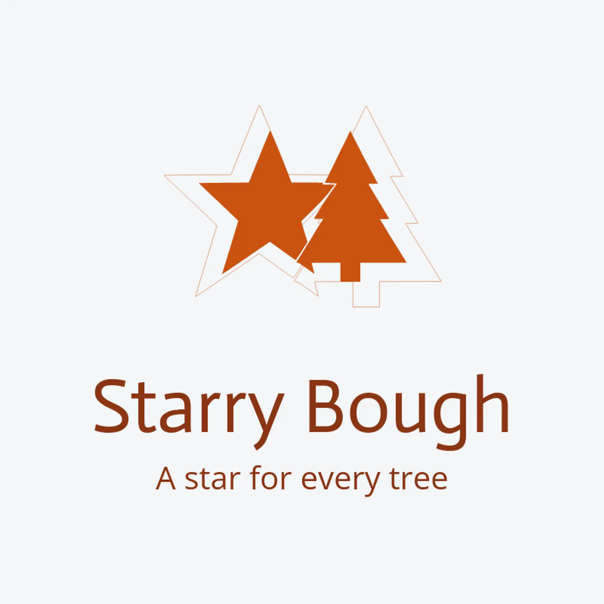 Starry Bough logo for christmas tree