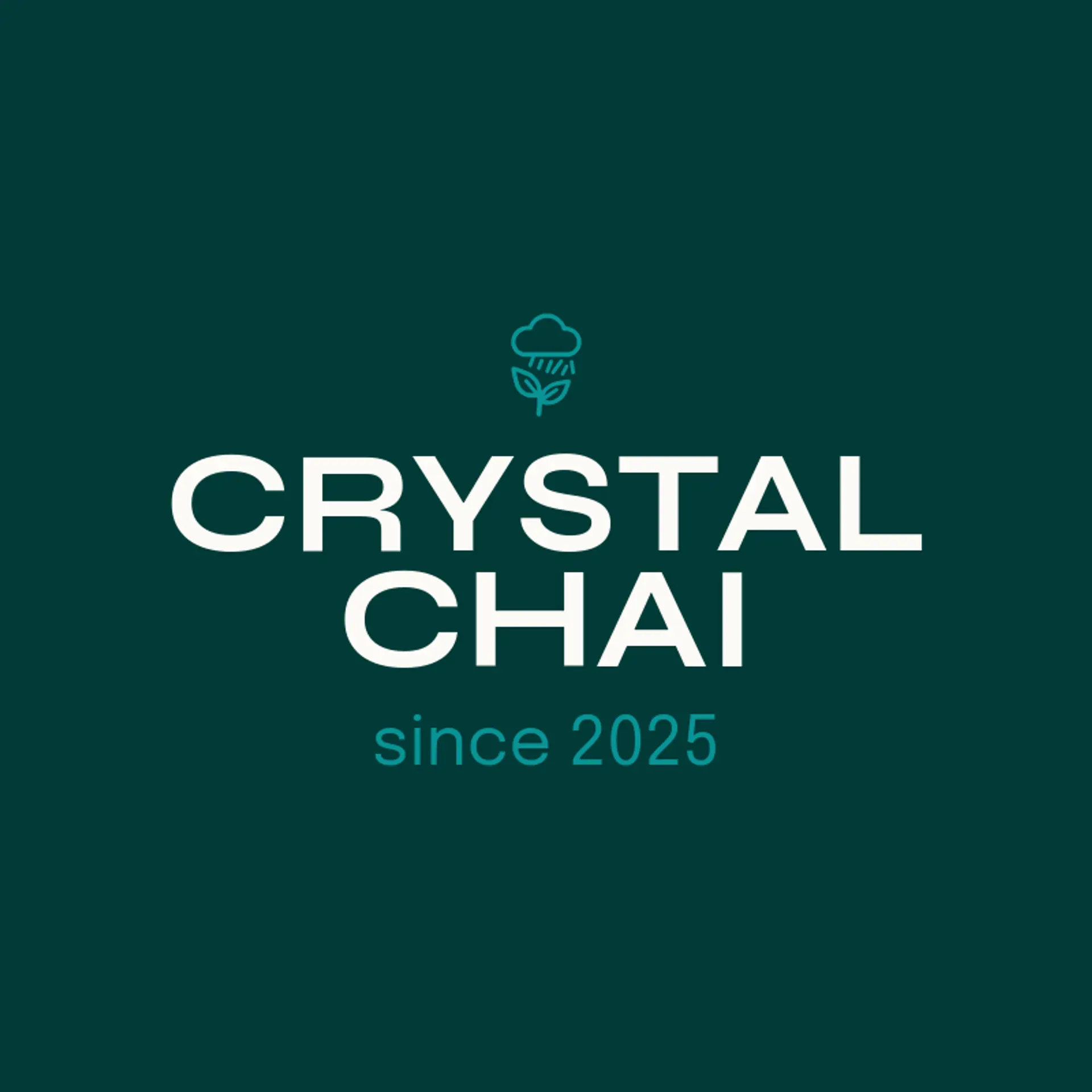 Crystal Chai logo for tea