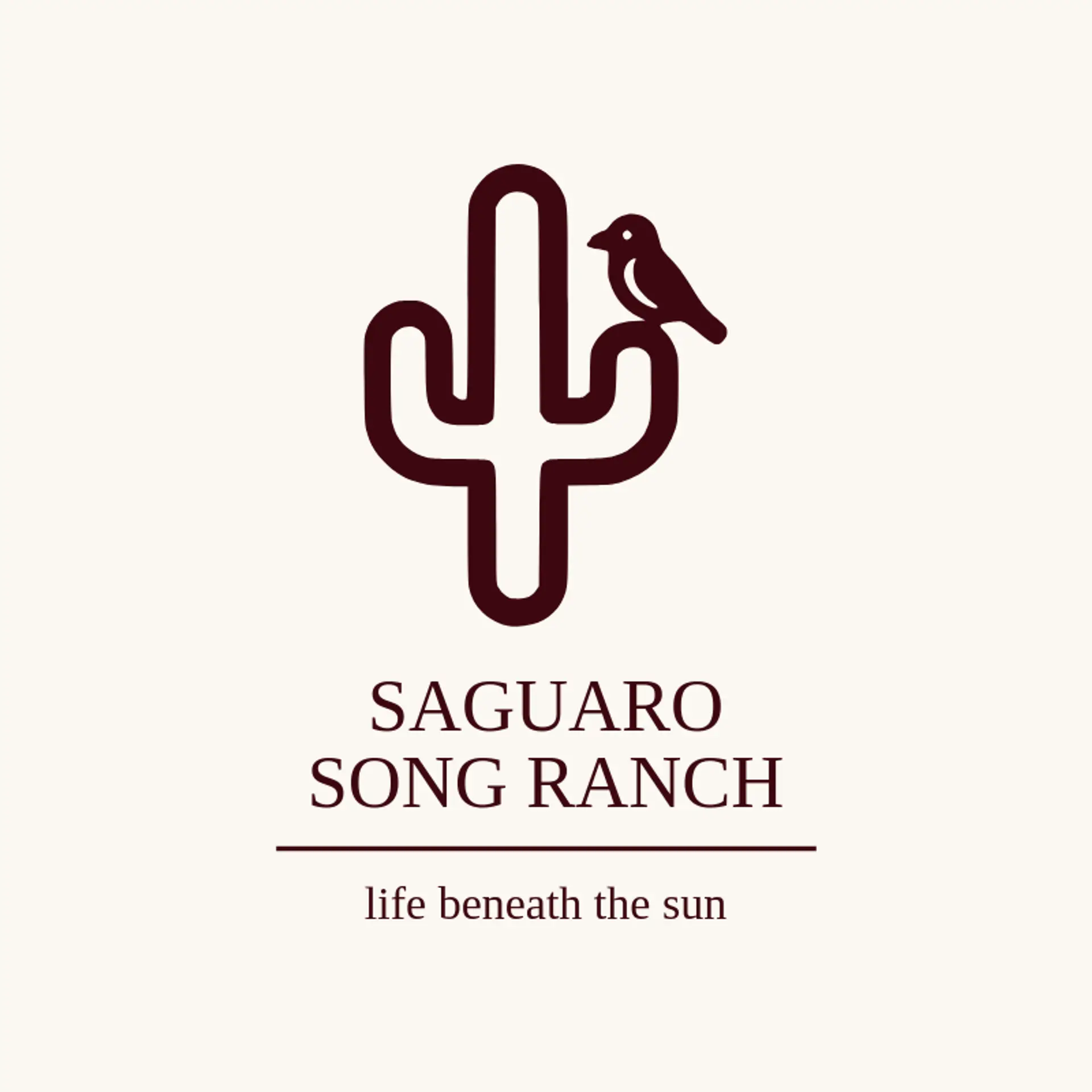 Saguaro Song Ranch logo for Desert