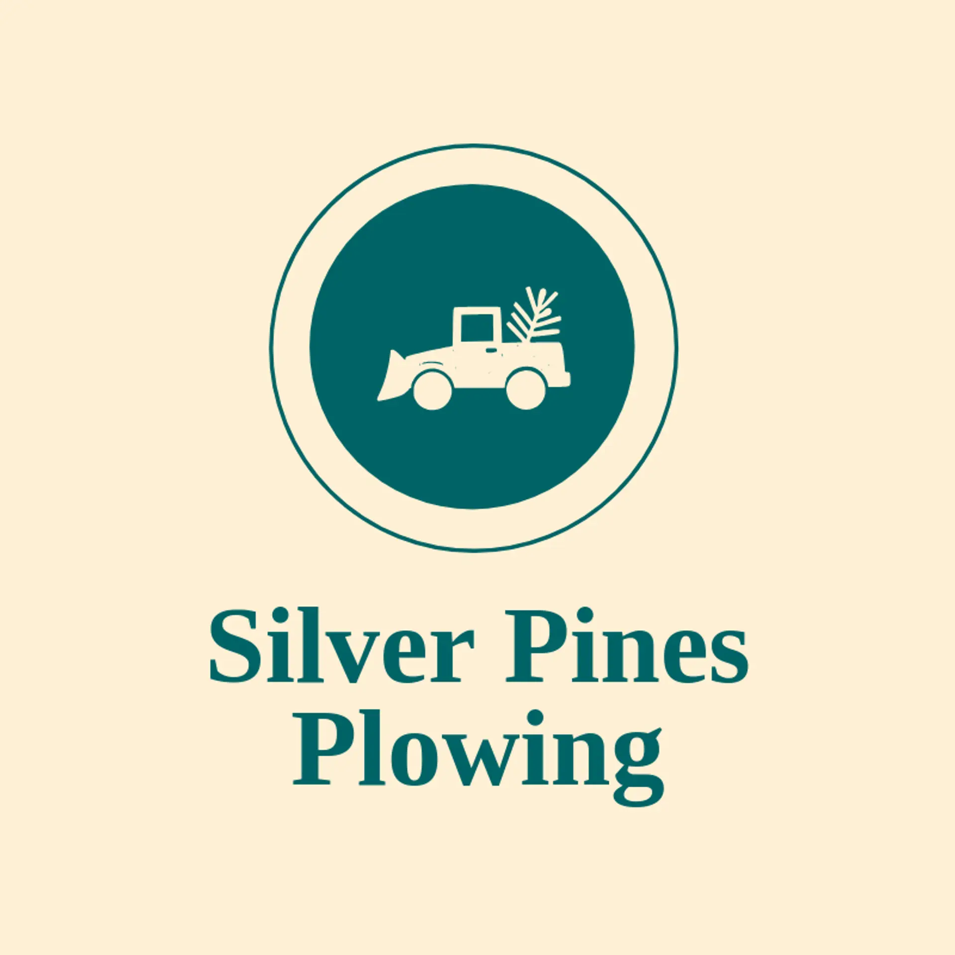 Silver Pines Plowing logo for snow removal