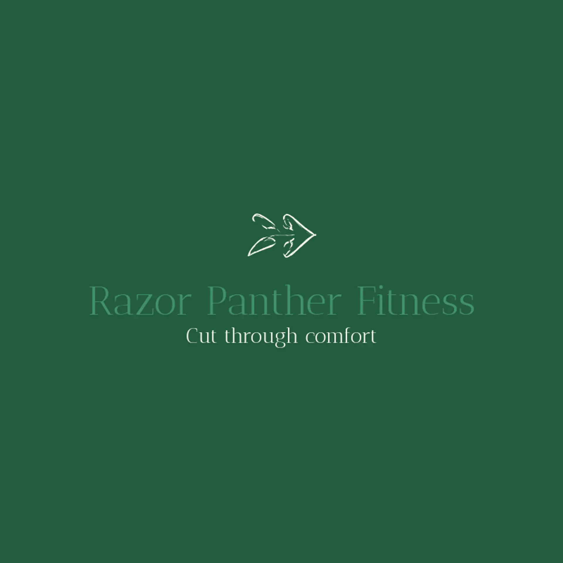 Razor Panther Fitness logo for panther