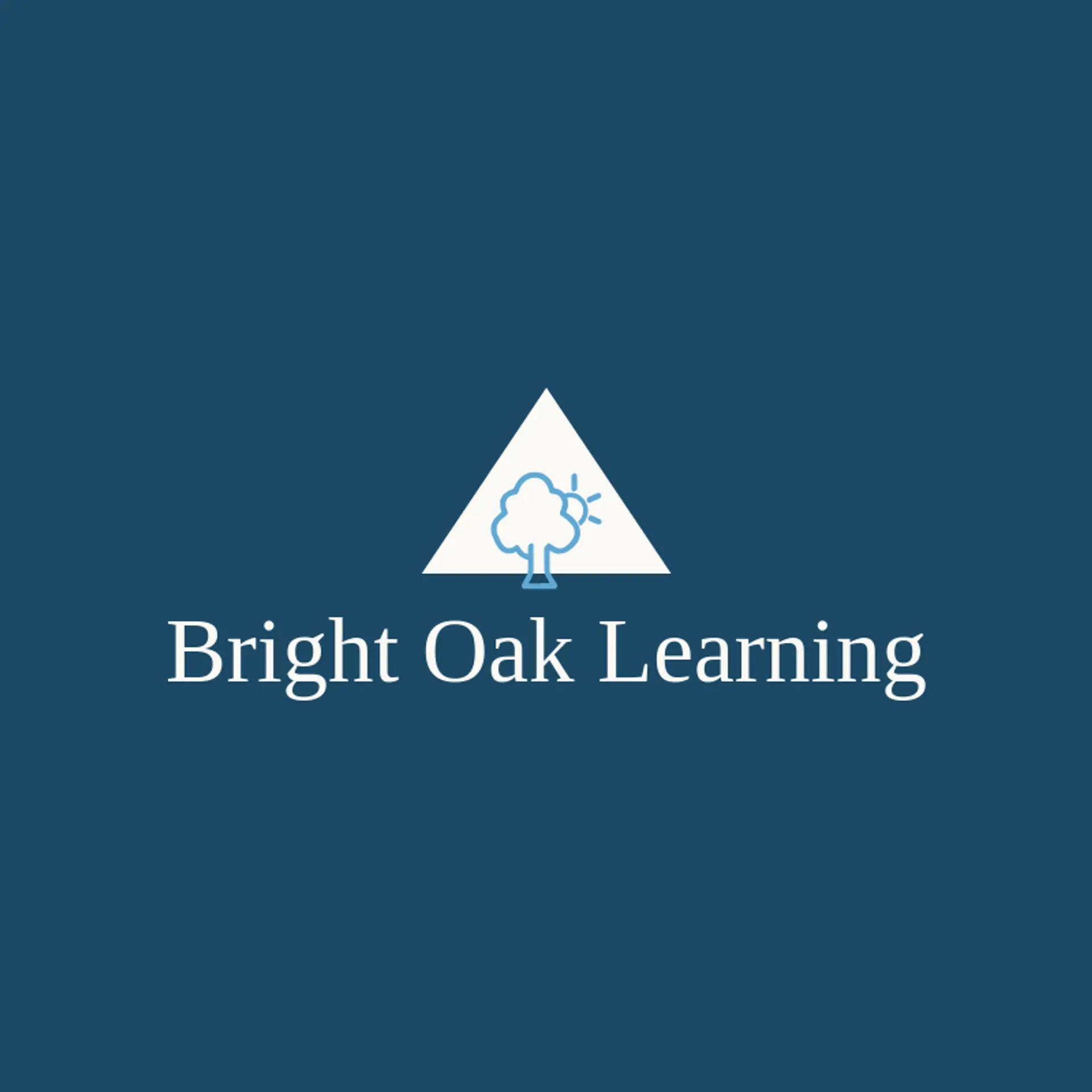 Bright Oak Learning logo for special education