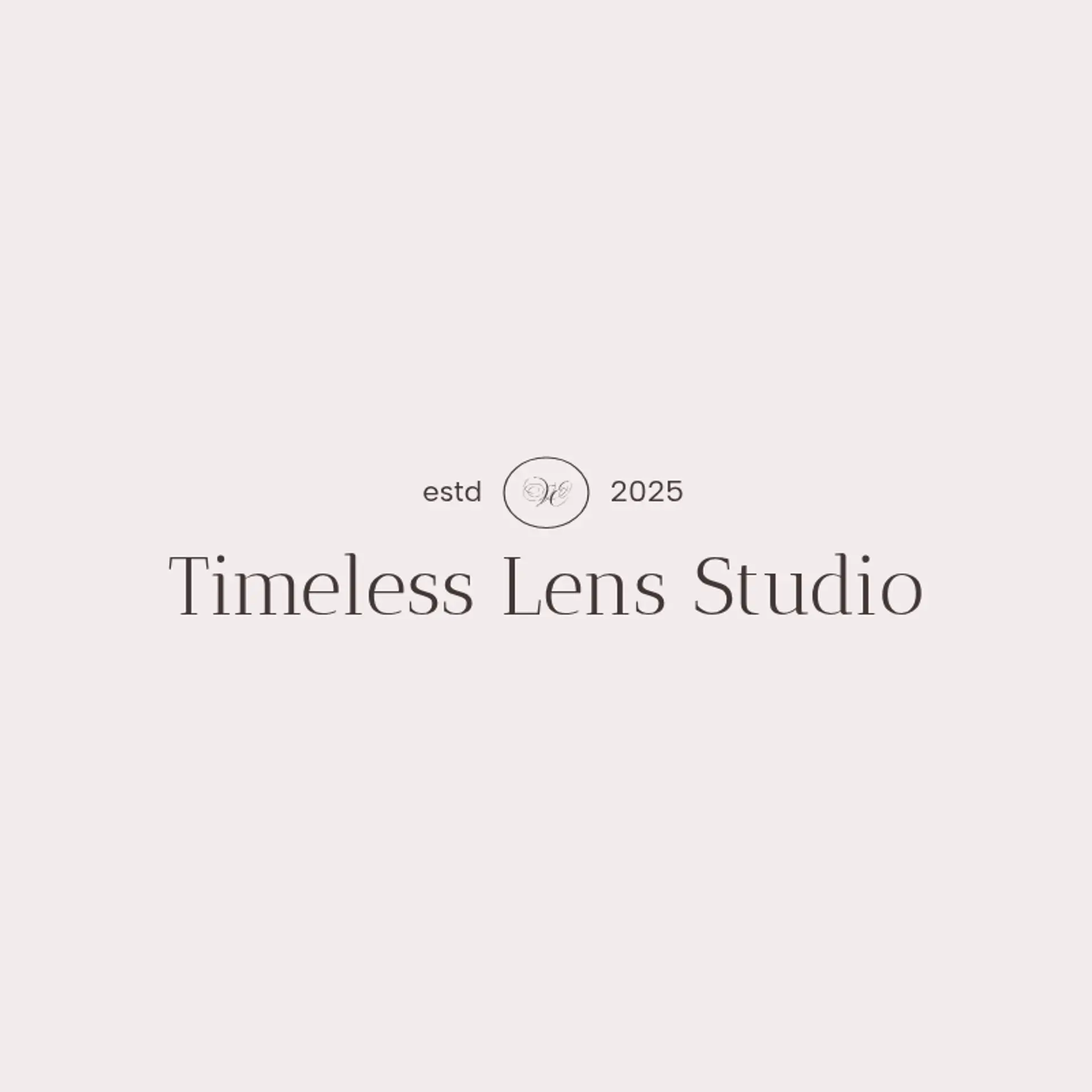 Timeless Lens Studio logo for vintage photography
