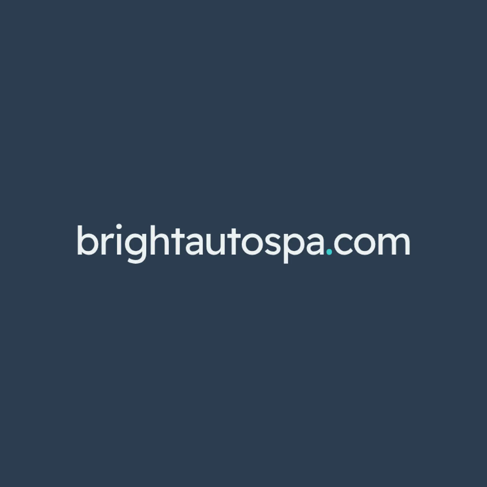Bright Auto Spa logo for car cleaning