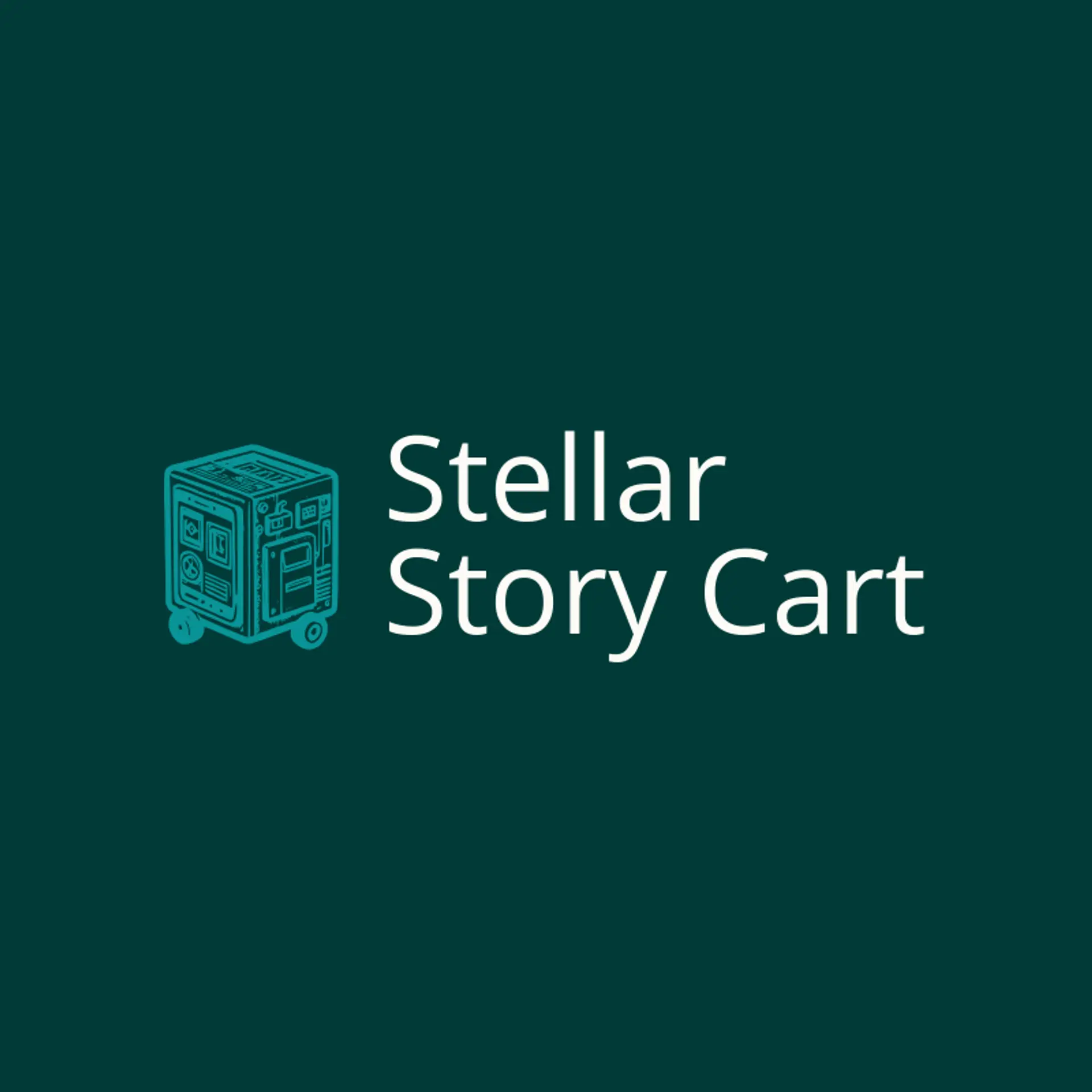 Stellar Story Cart logo for sci fi