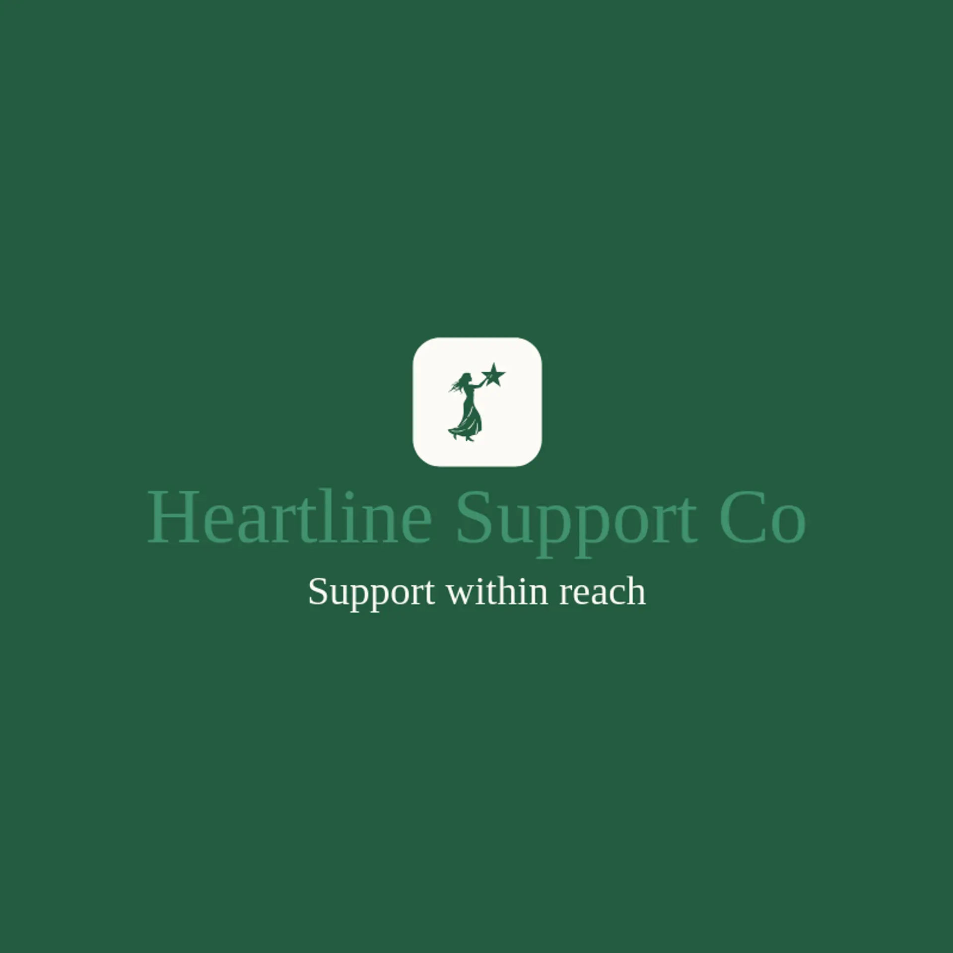 Heartline Support Co logo for outreach