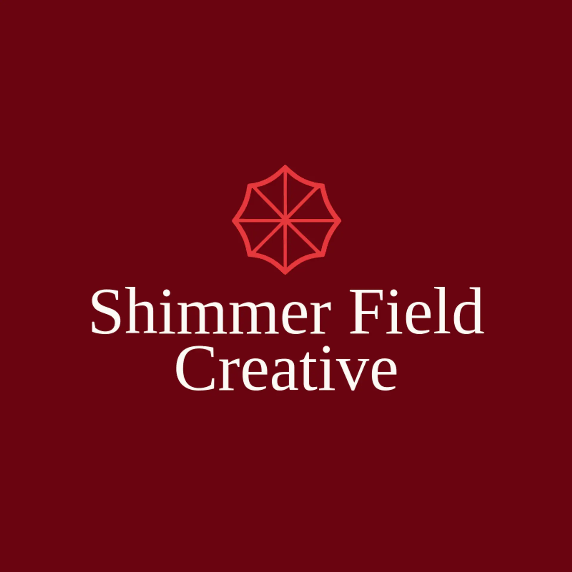 Shimmer Field Creative logo for kaleidoscope