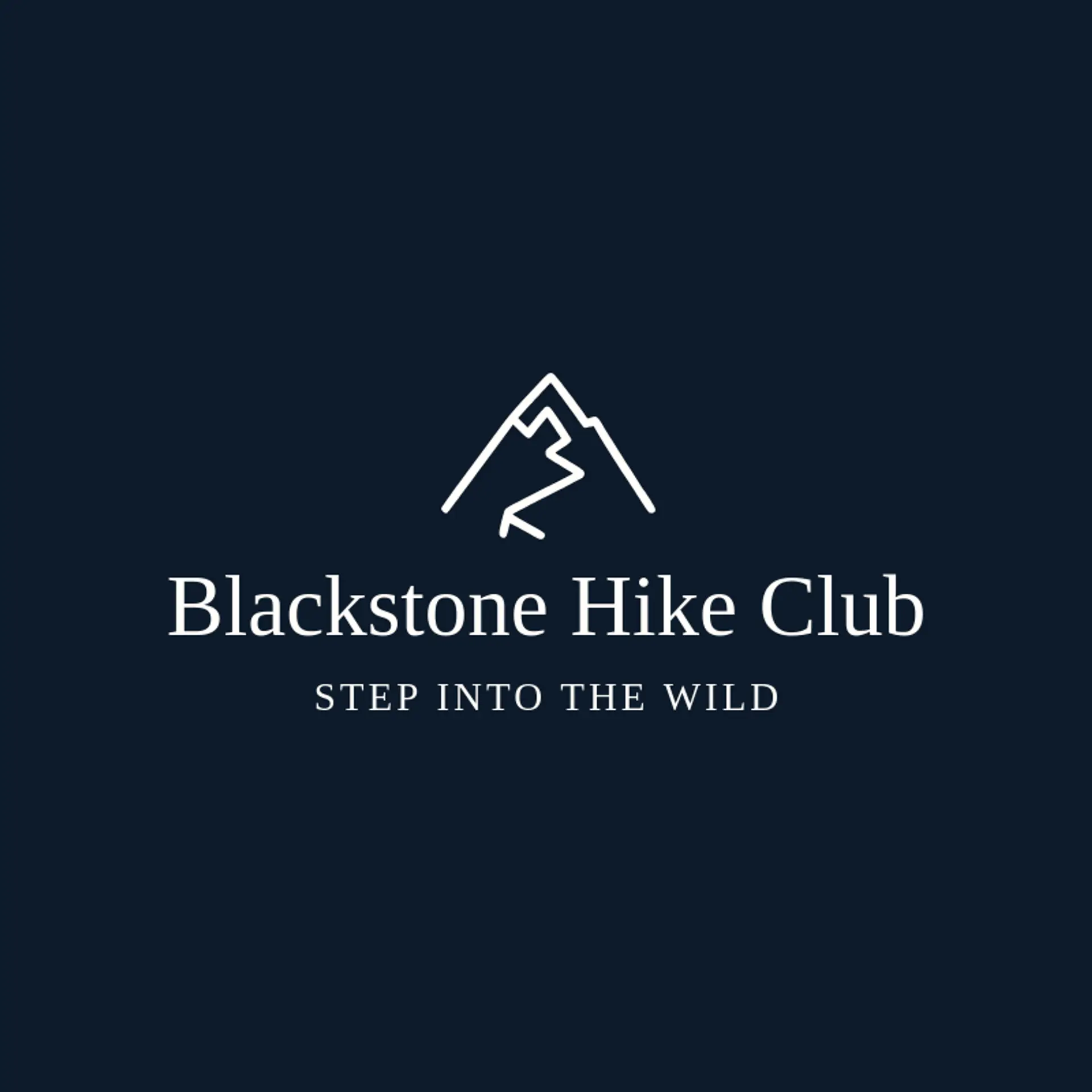 Blackstone Hike Club logo for trail