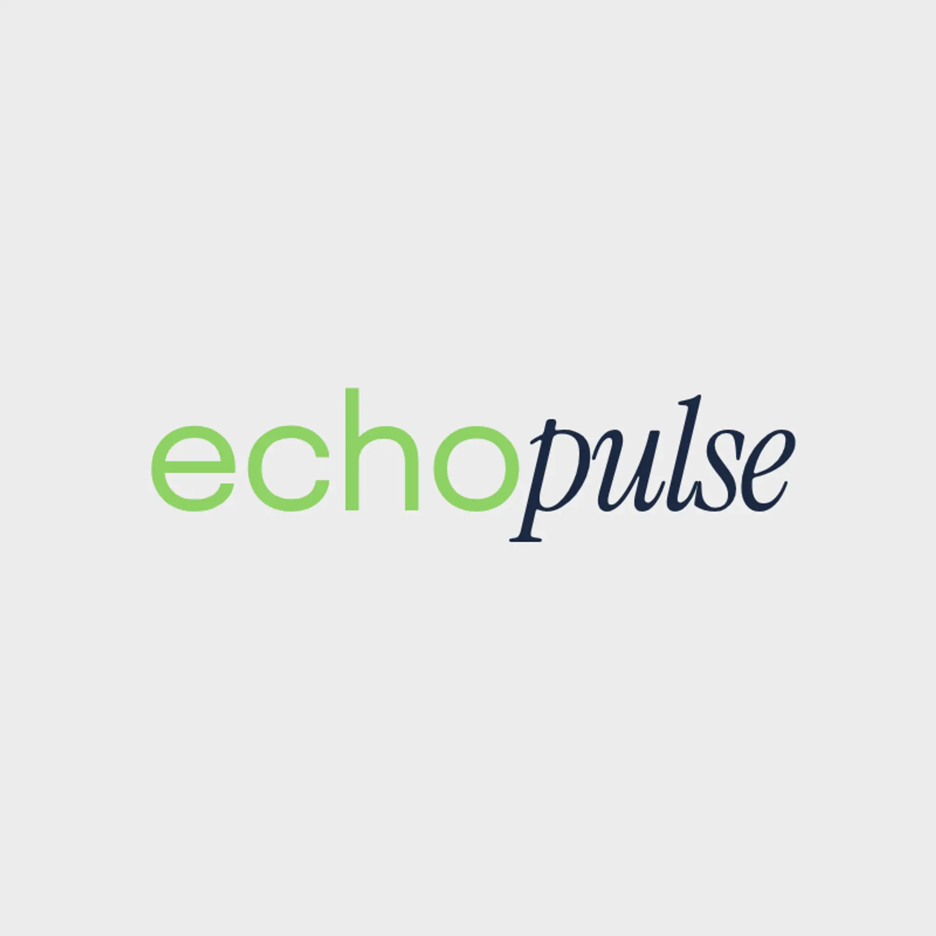 EchoDrive logo for music band