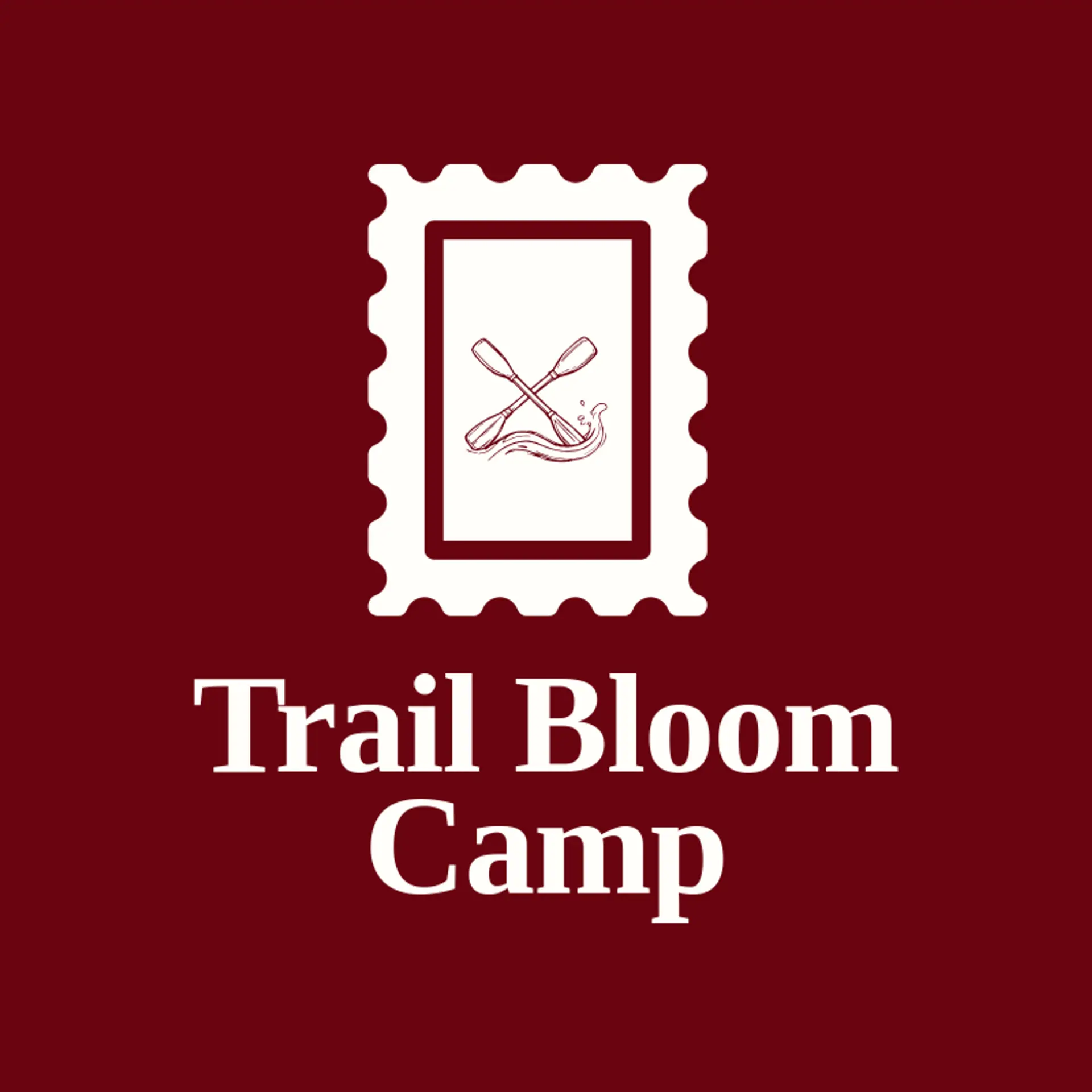 Trail Bloom Camp logo for camp