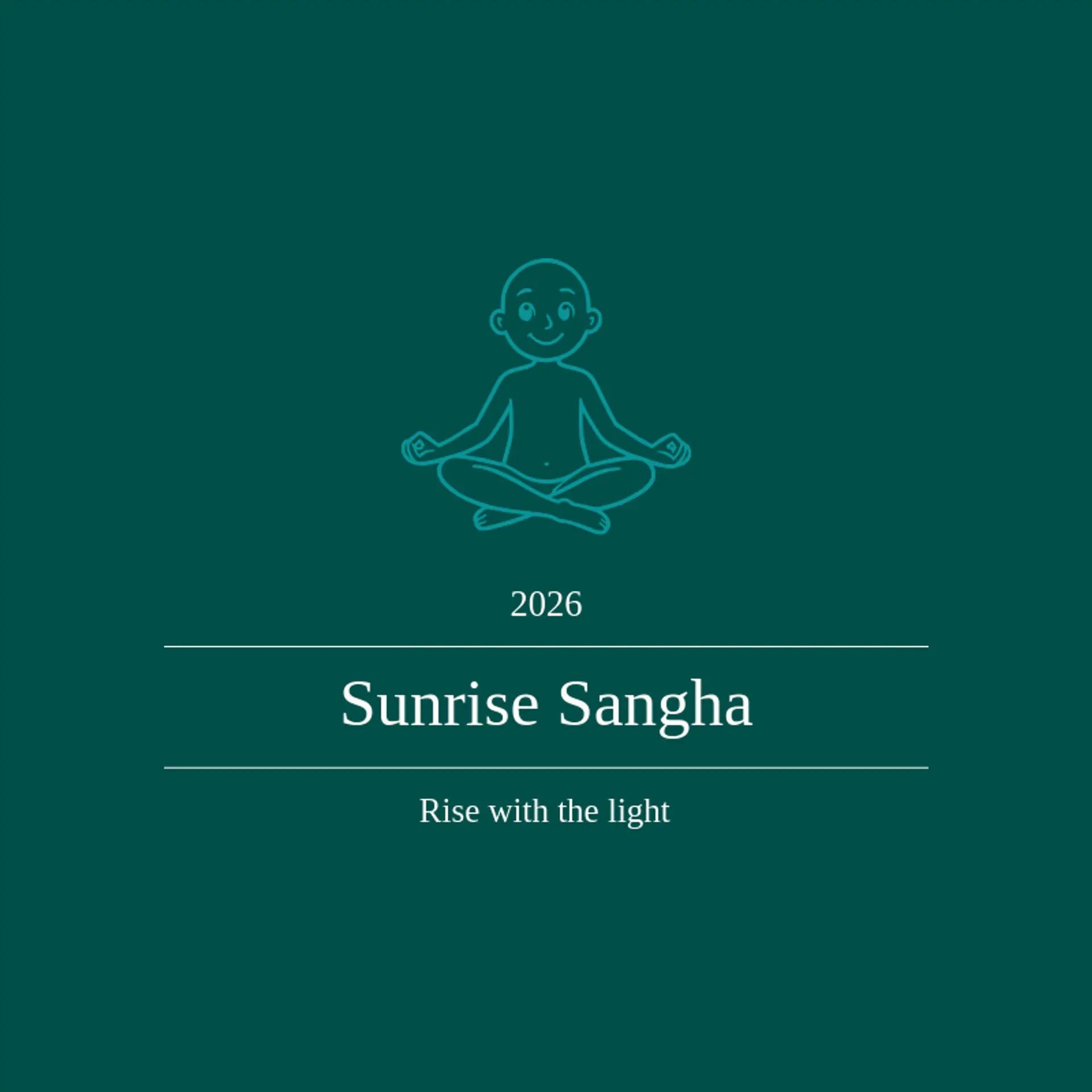 Sunrise Sangha logo for buddhism