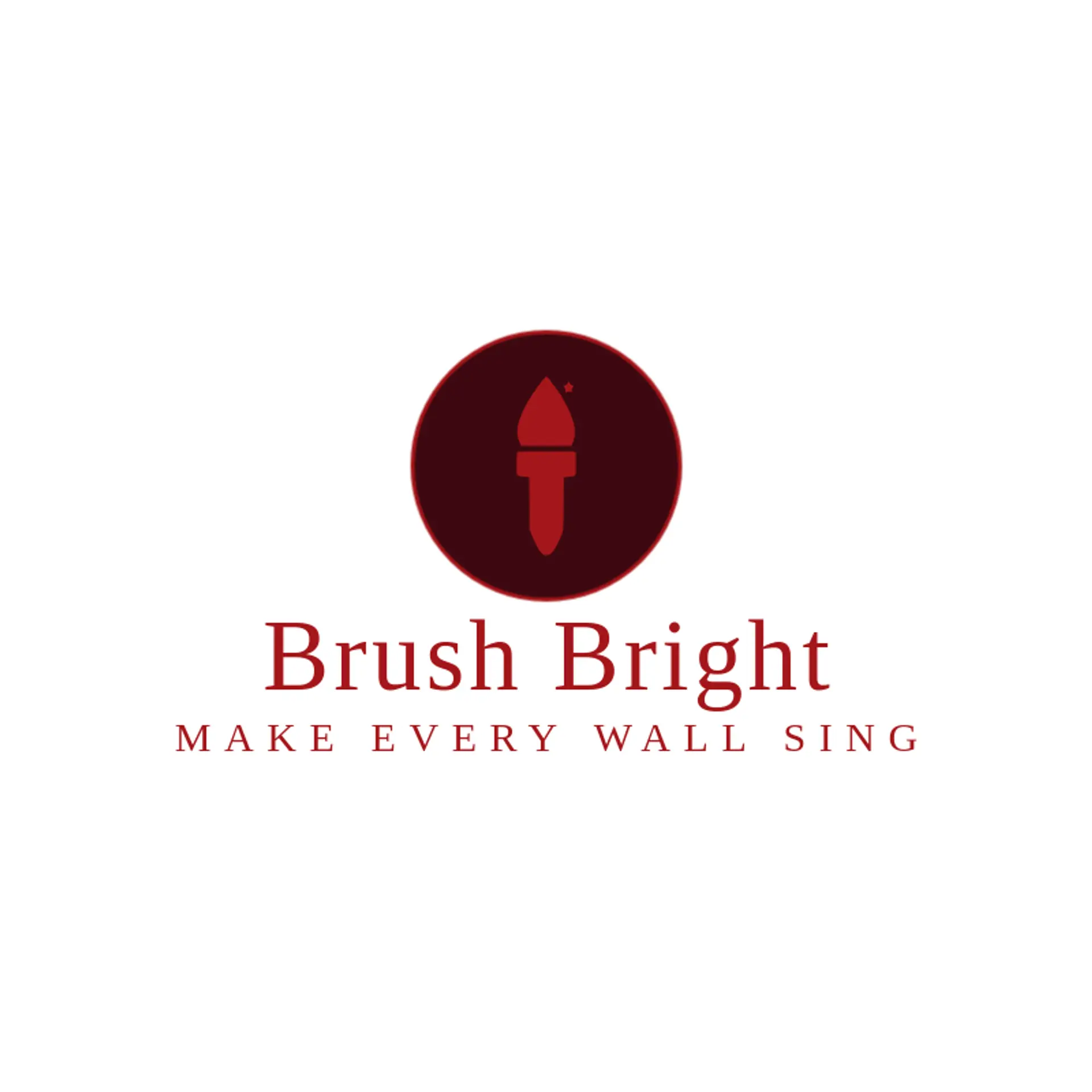 Brush Bright logo for paint