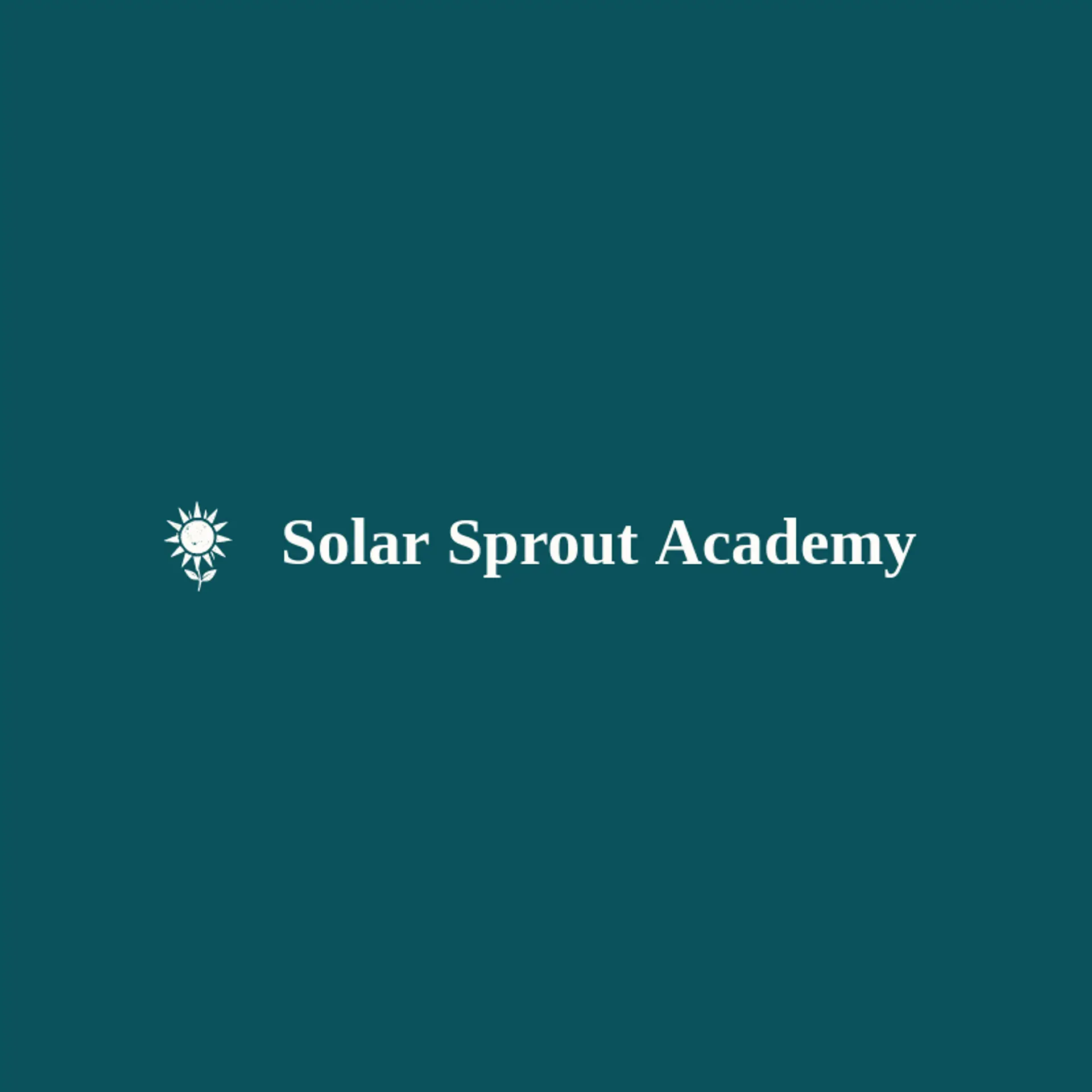 Solar Sprout Academy logo for sci fi
