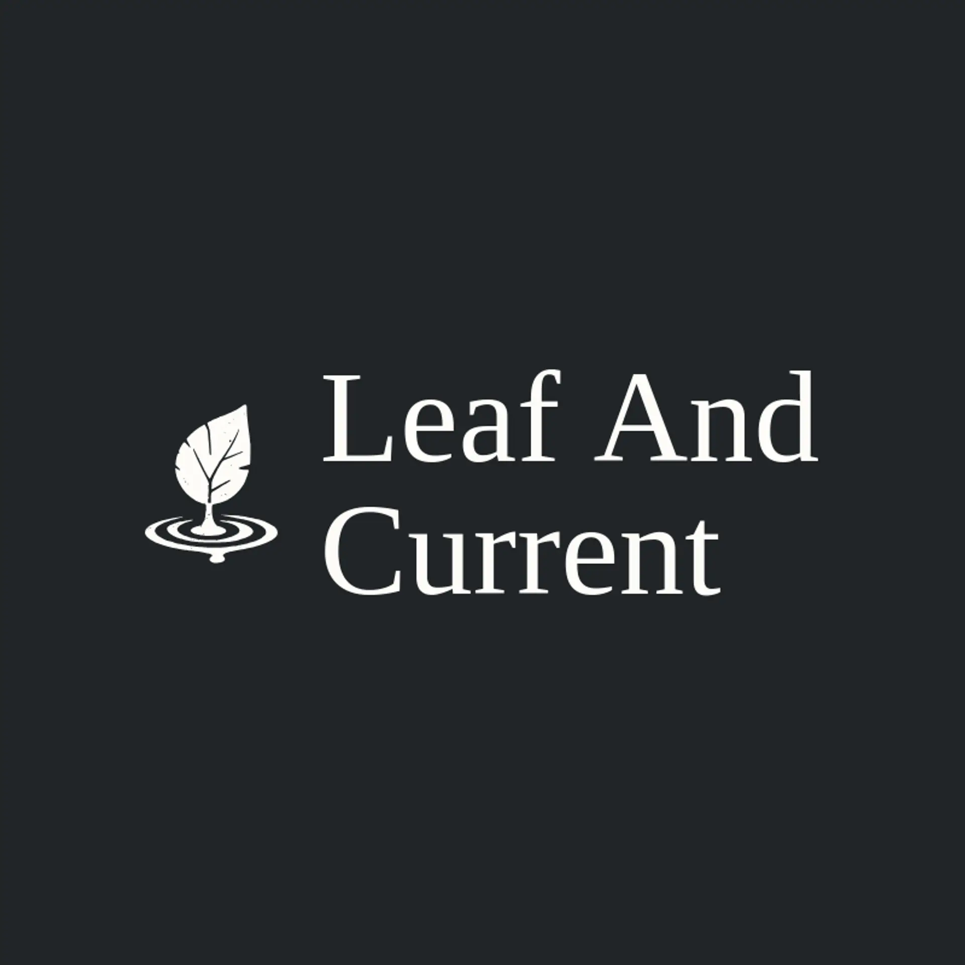 Leaf And Current logo for drip