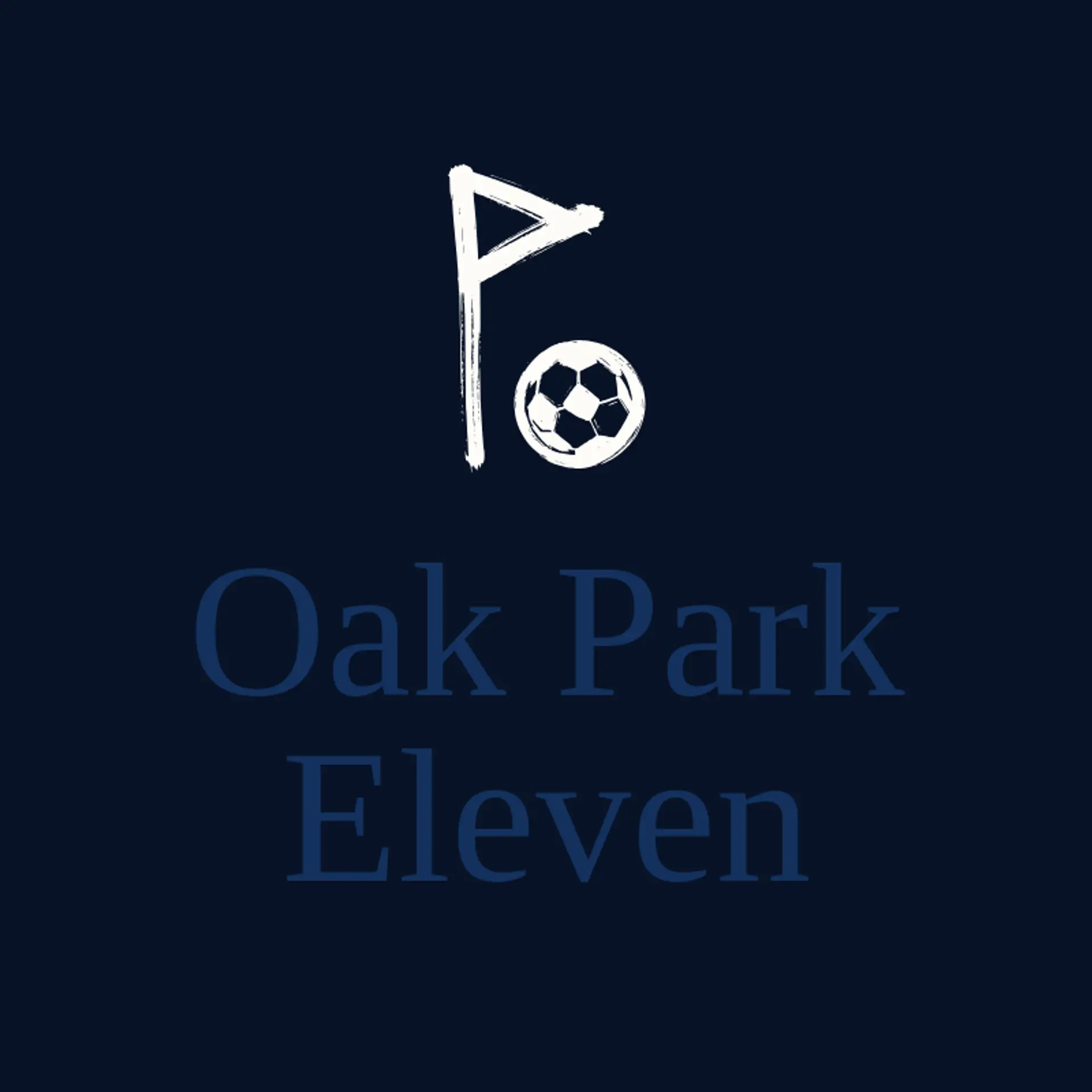 Oak Park Eleven logo for soccer ball