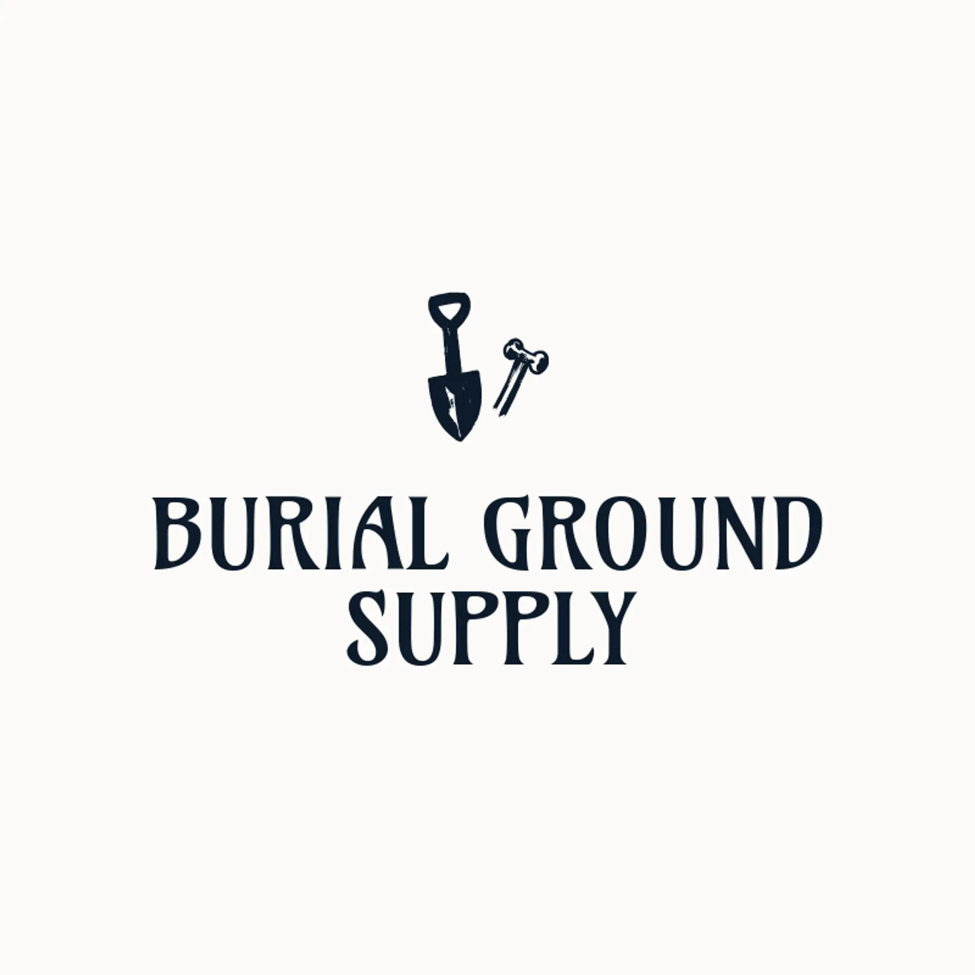 Burial Ground Supply logo for zombie