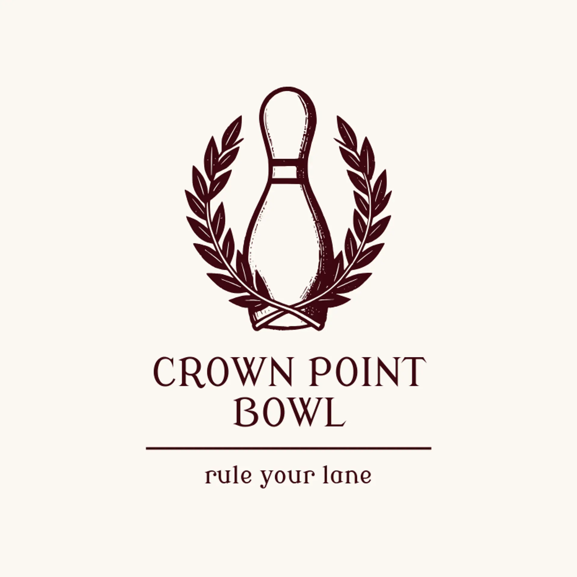 Crown Point Bowl logo for bowling