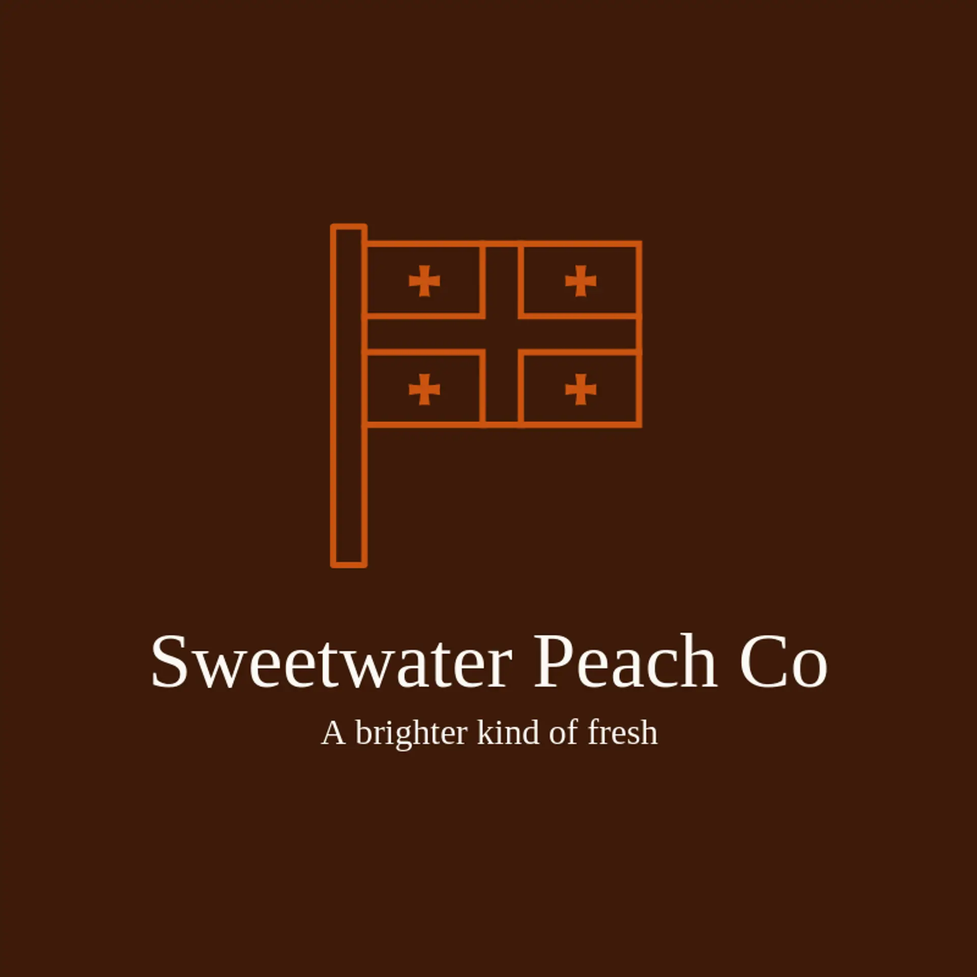 Sweetwater Peach Co logo for georgia
