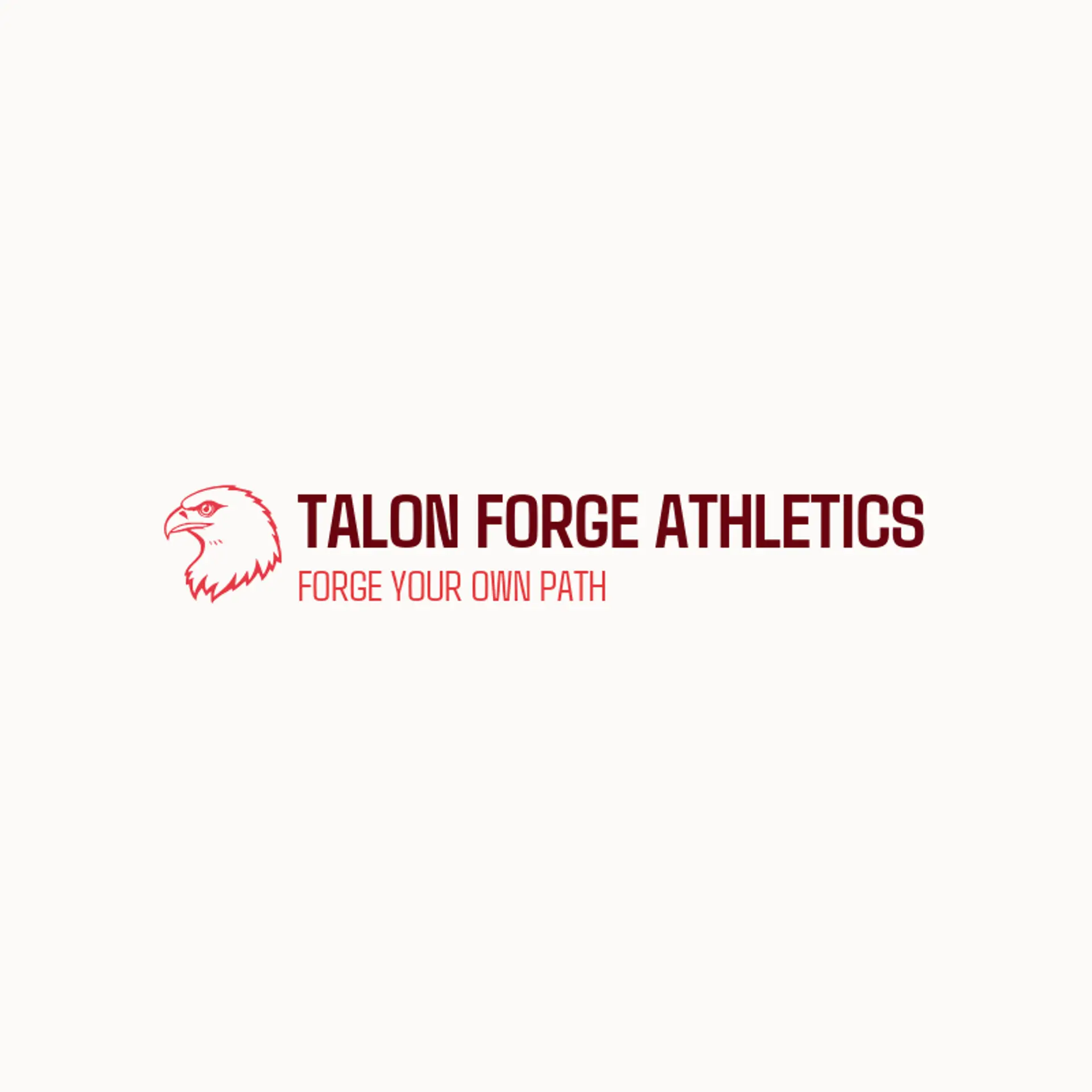 Talon Forge Athletics logo for raptor