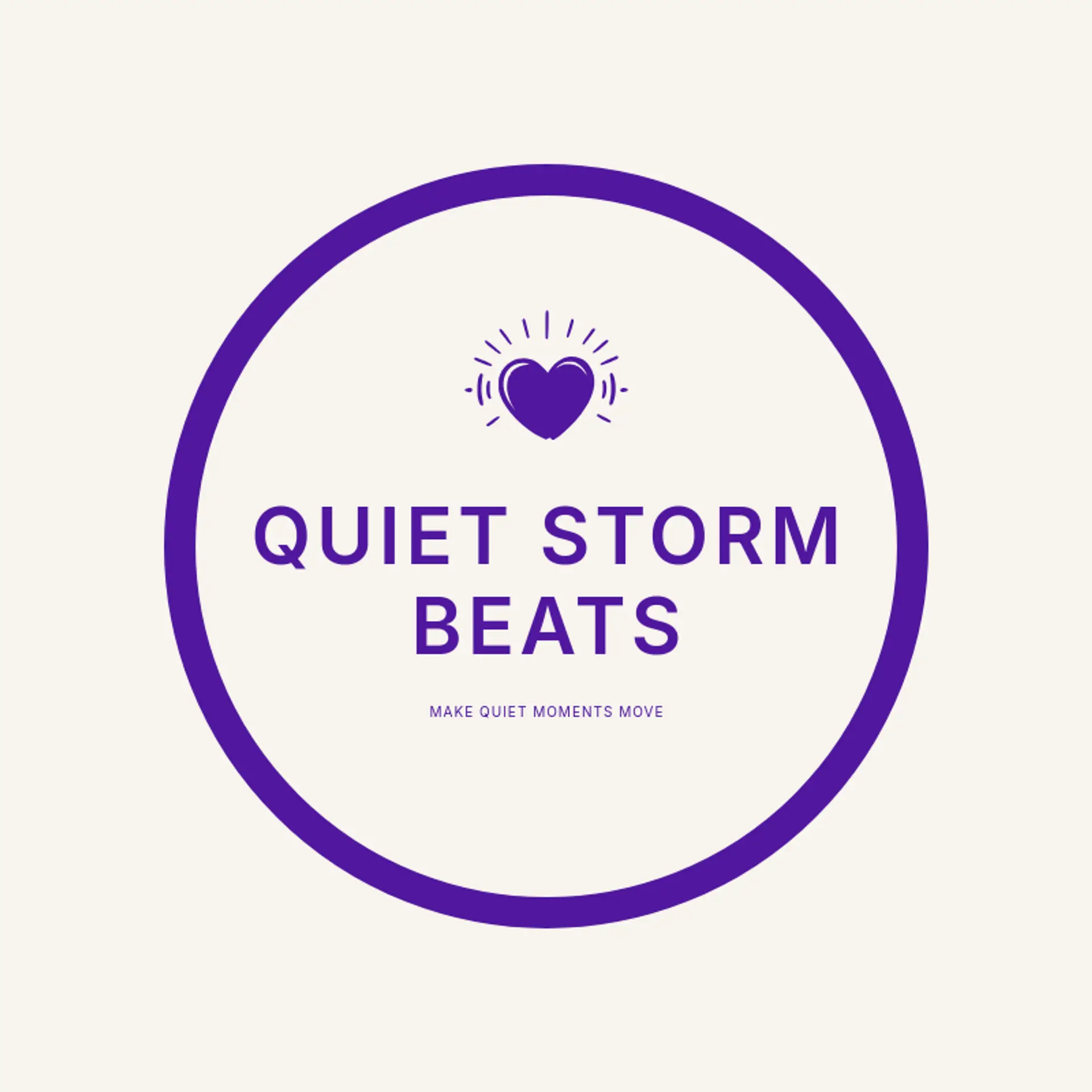 Quiet Storm Beats logo for beat