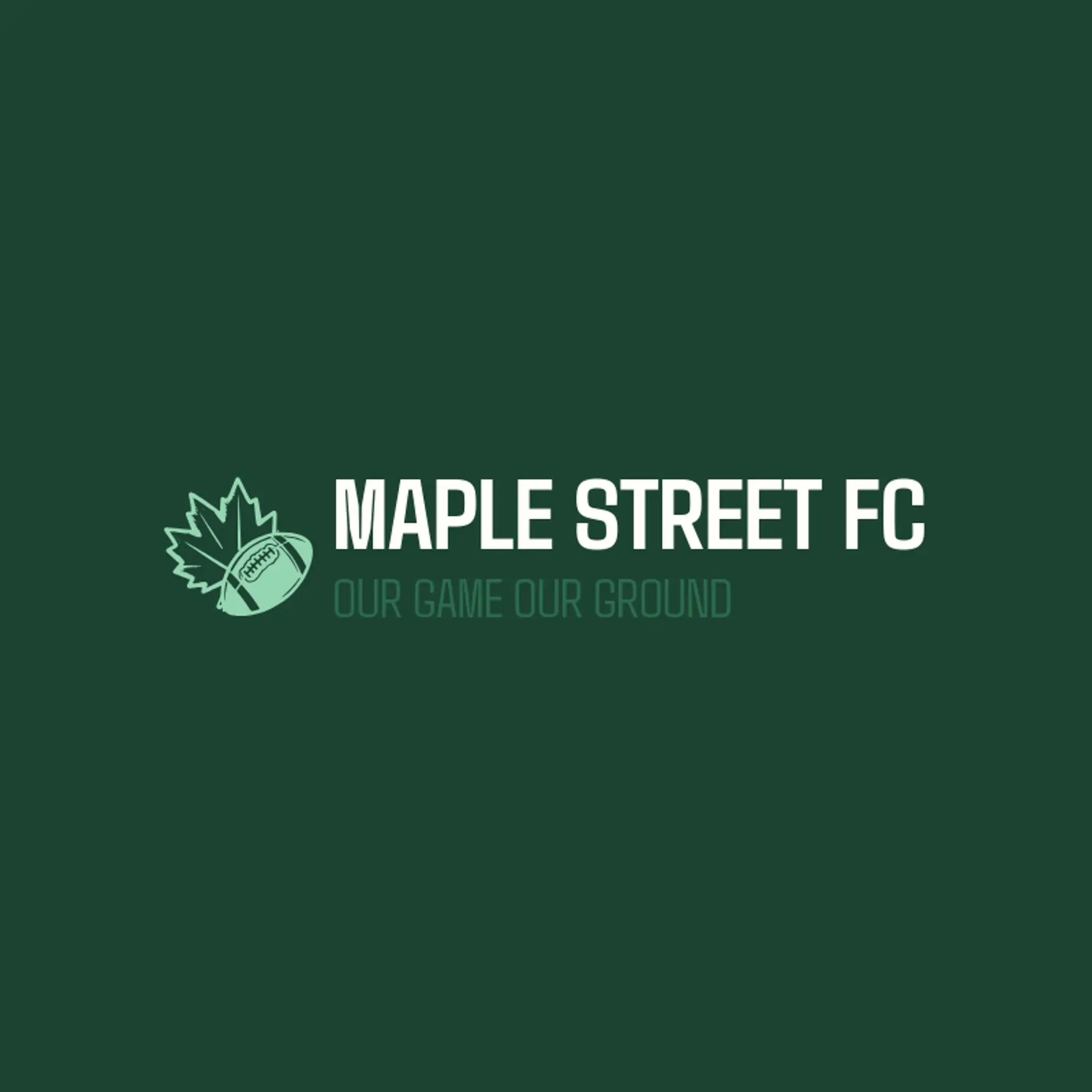 Maple Street FC logo for football team