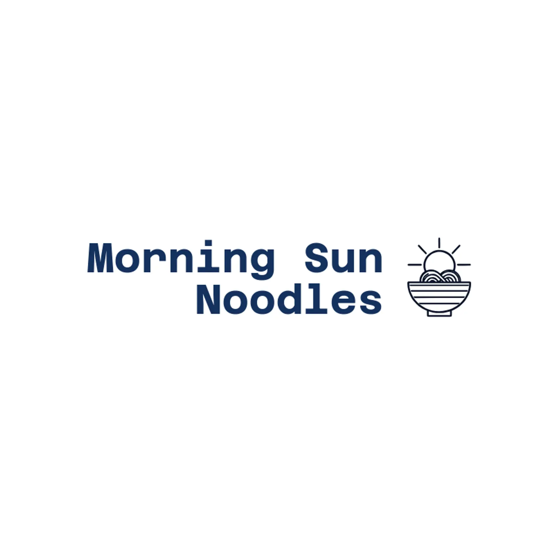 Morning Sun Noodles logo for chinese