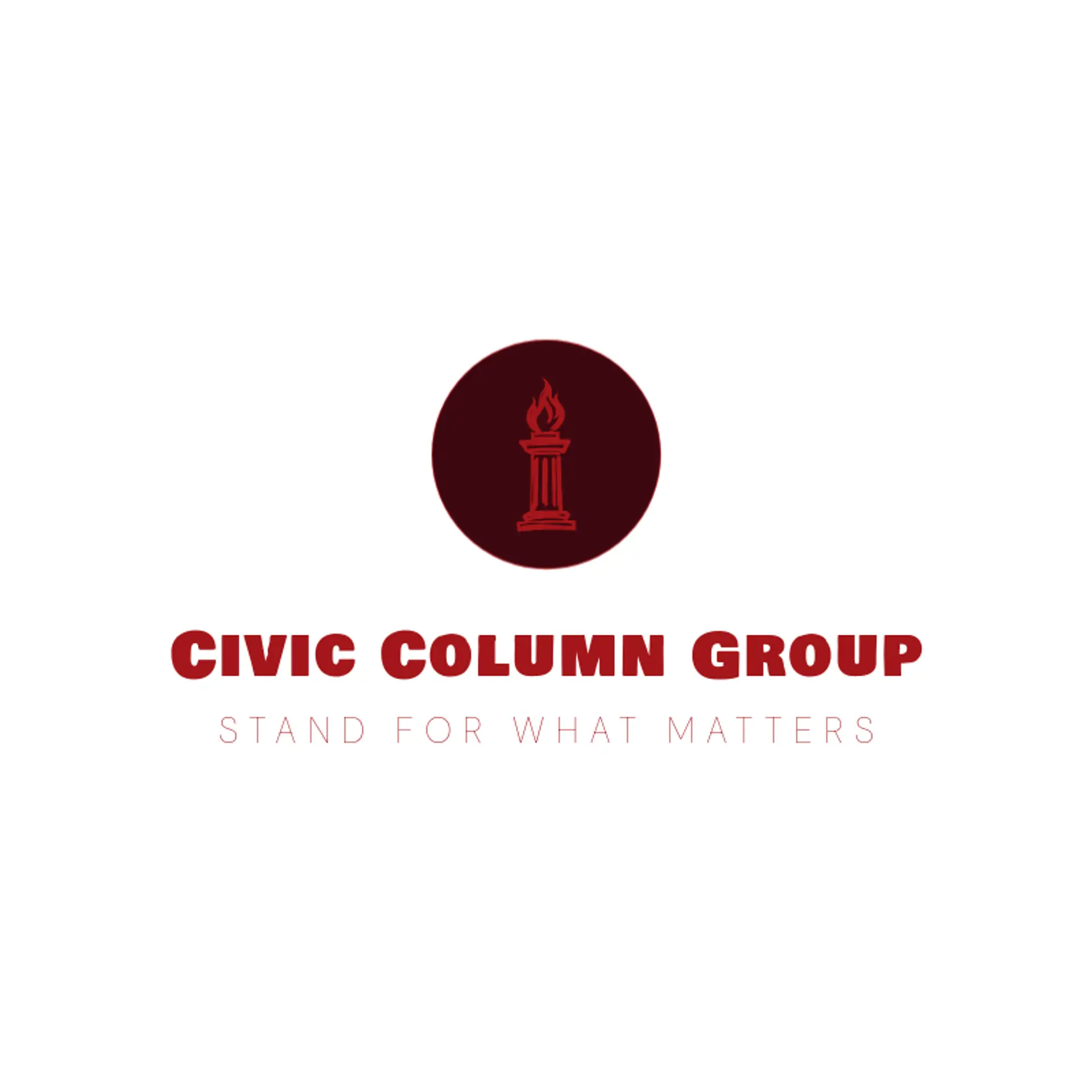 Civic Column Group logo for justice