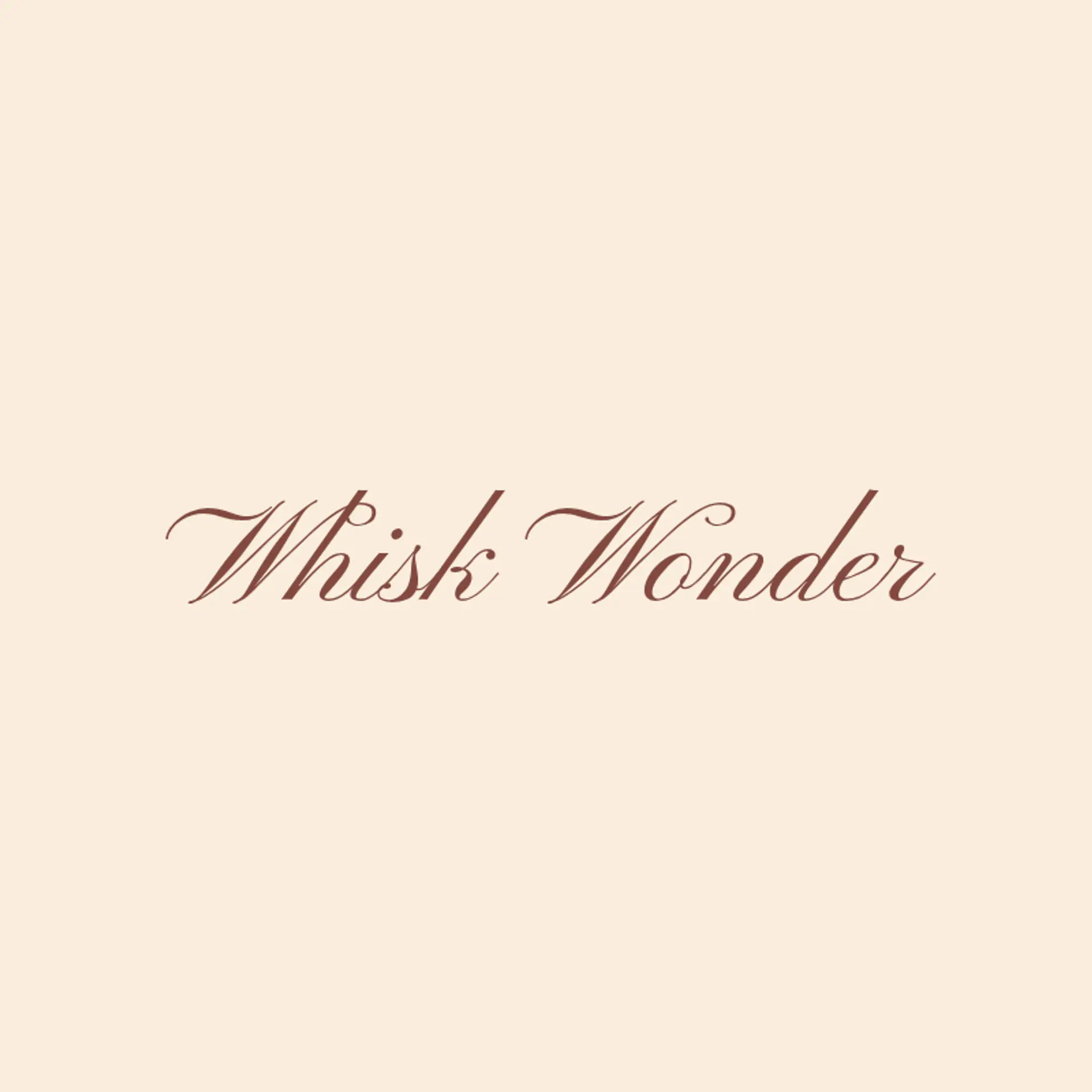 Whisk Wonder logo for unique bakery