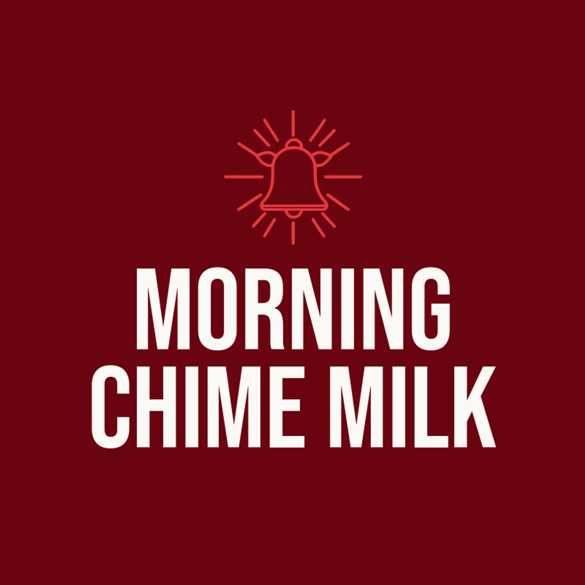 Morning Chime Milk logo for dairy farm