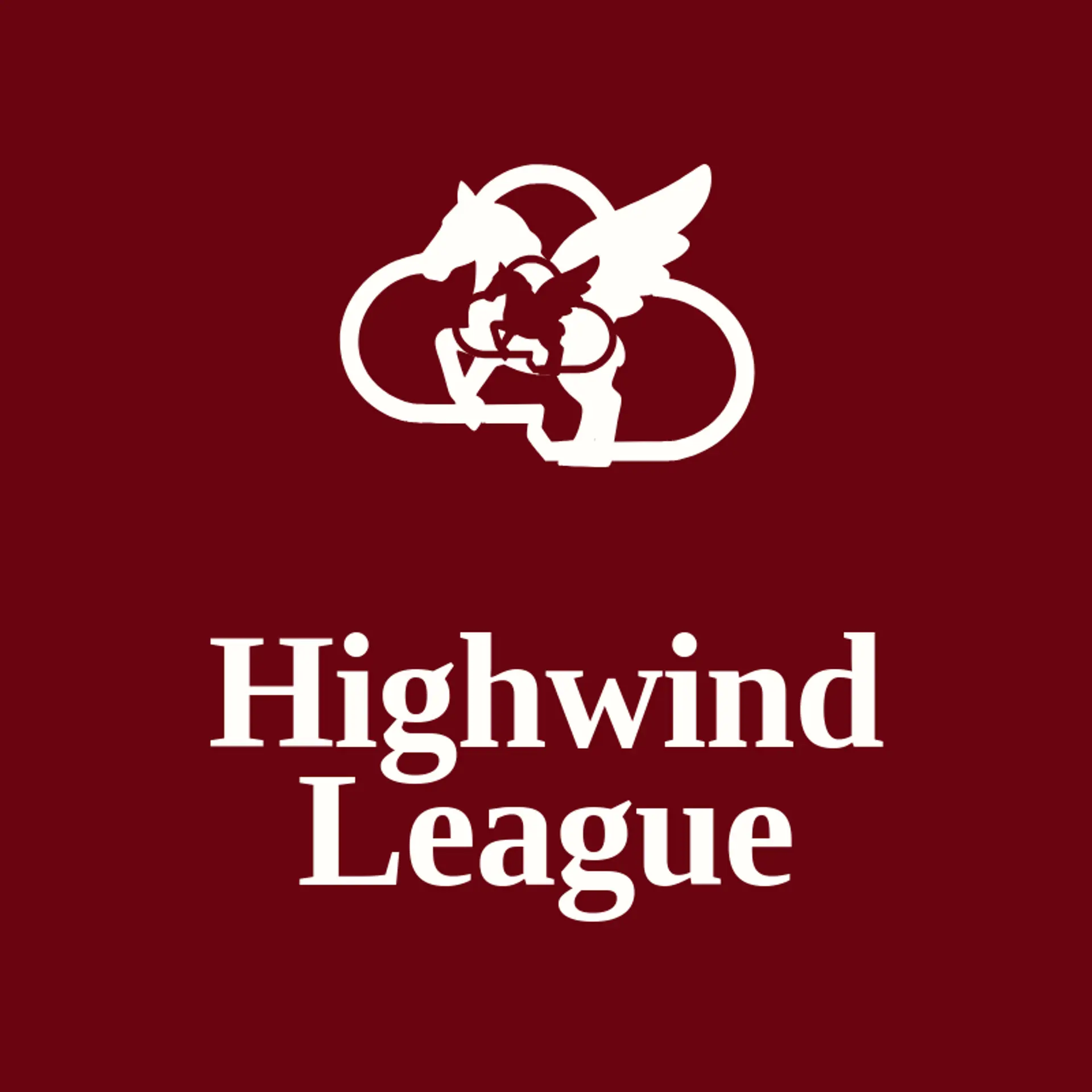 Highwind League logo for pegasus