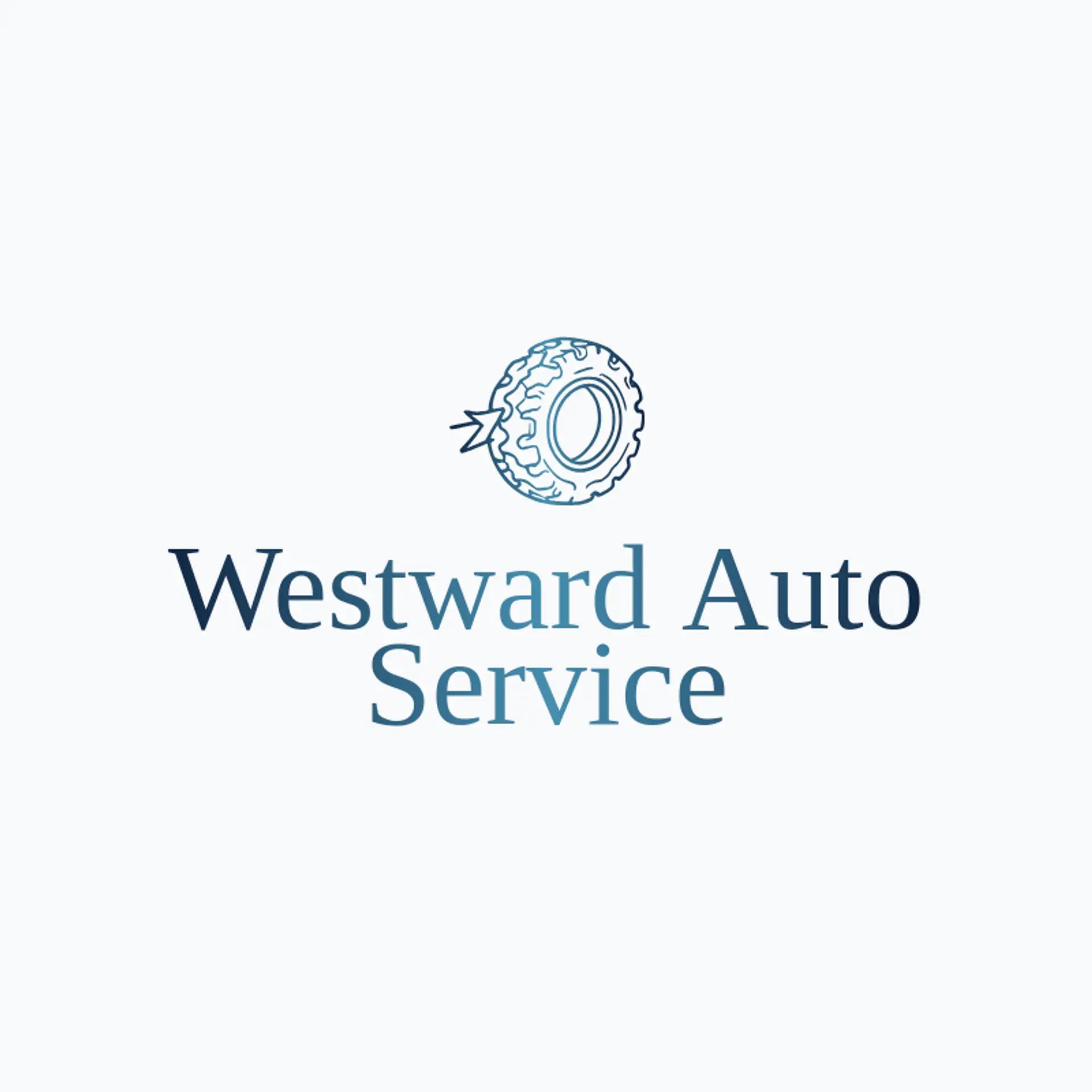 Westward Auto Service logo for car repair