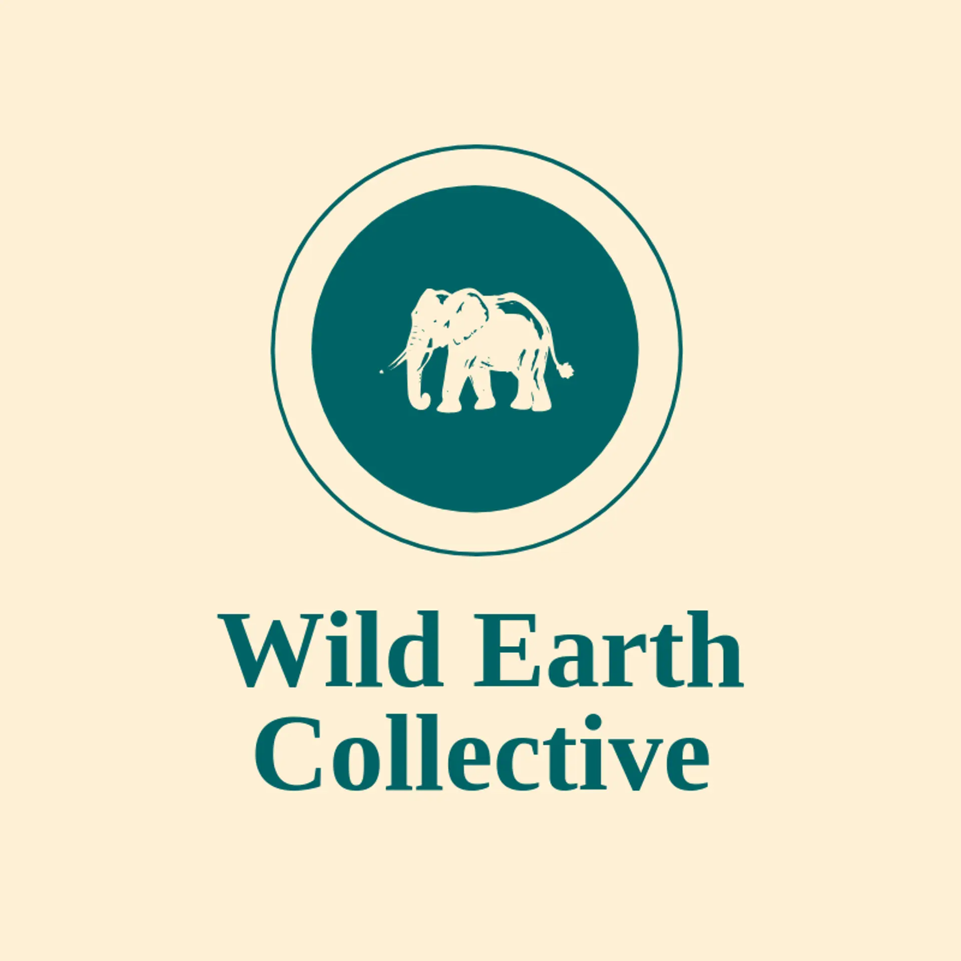 Wild Earth Collective logo for wildlife
