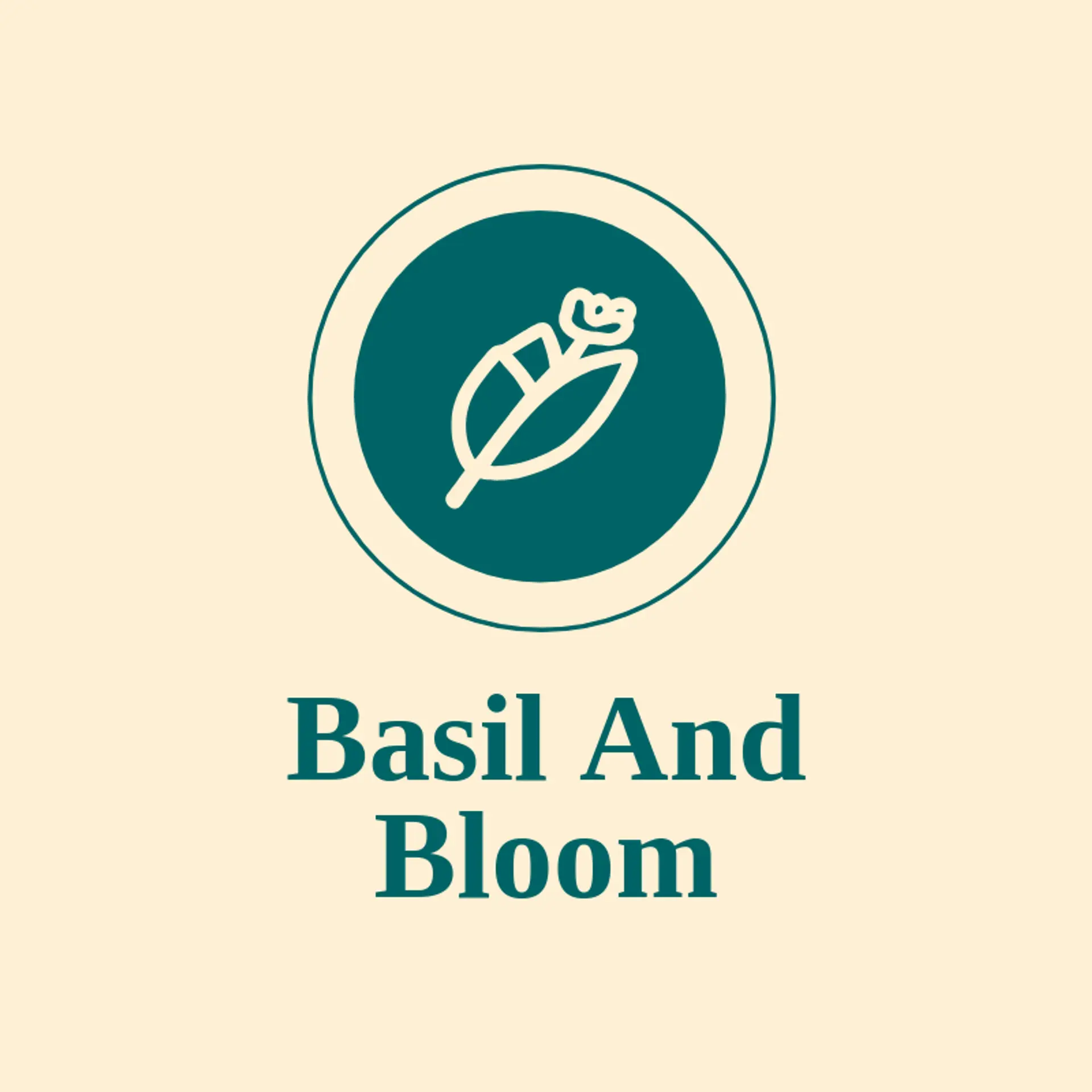 Basil And Bloom logo for culinary