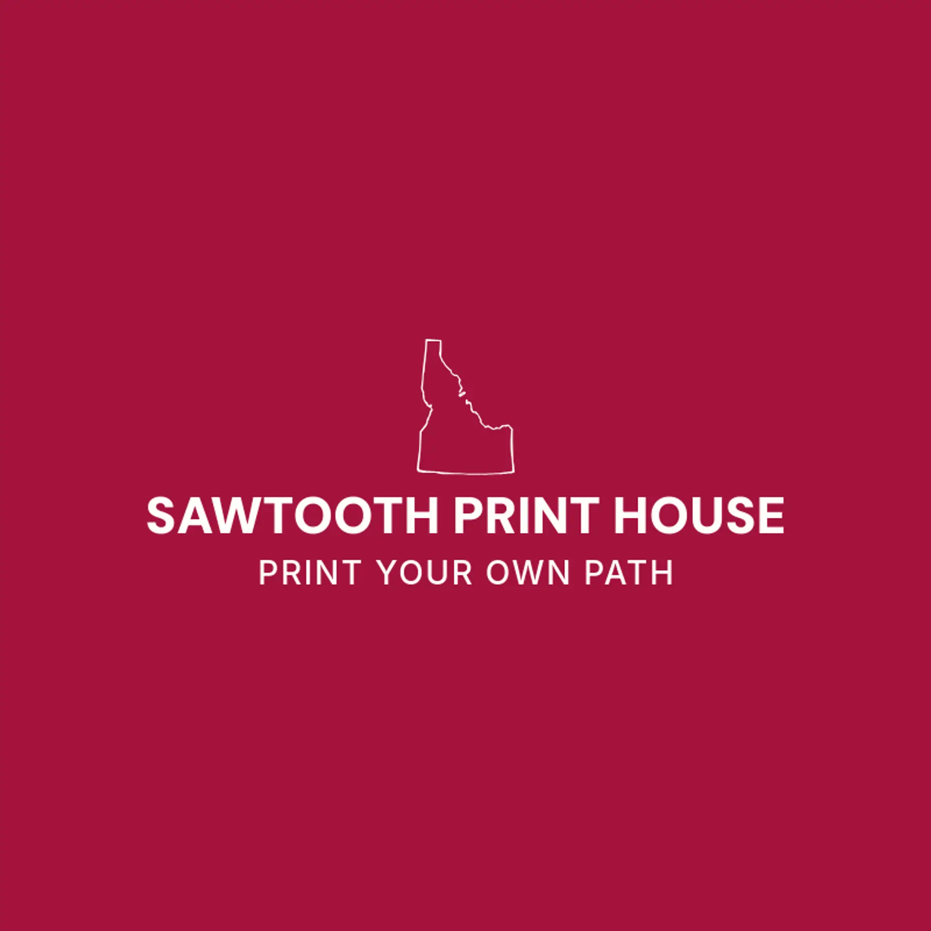 Sawtooth Print House logo for idaho