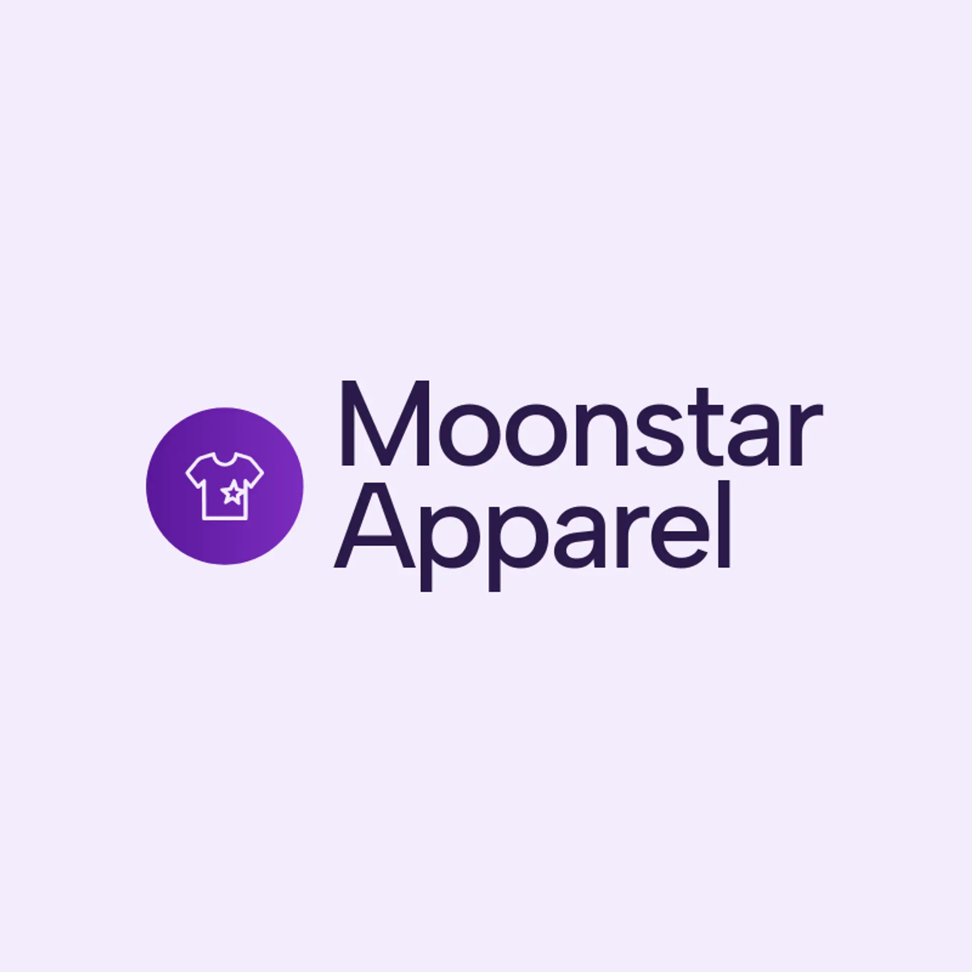 Moonstar Apparel logo for shirt