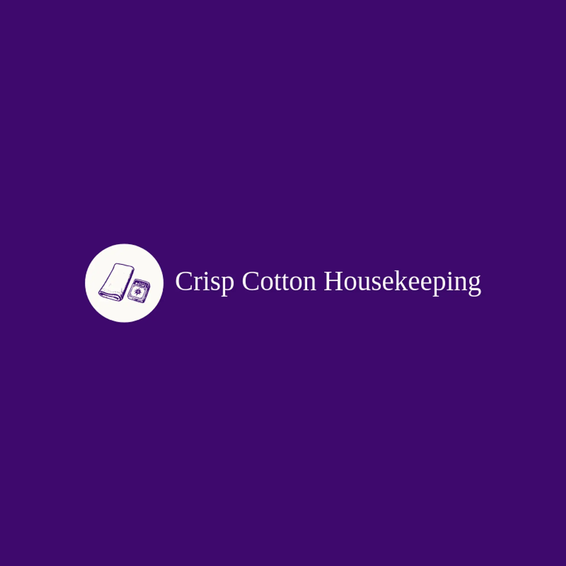 Crisp Cotton Housekeeping logo for housekeeping