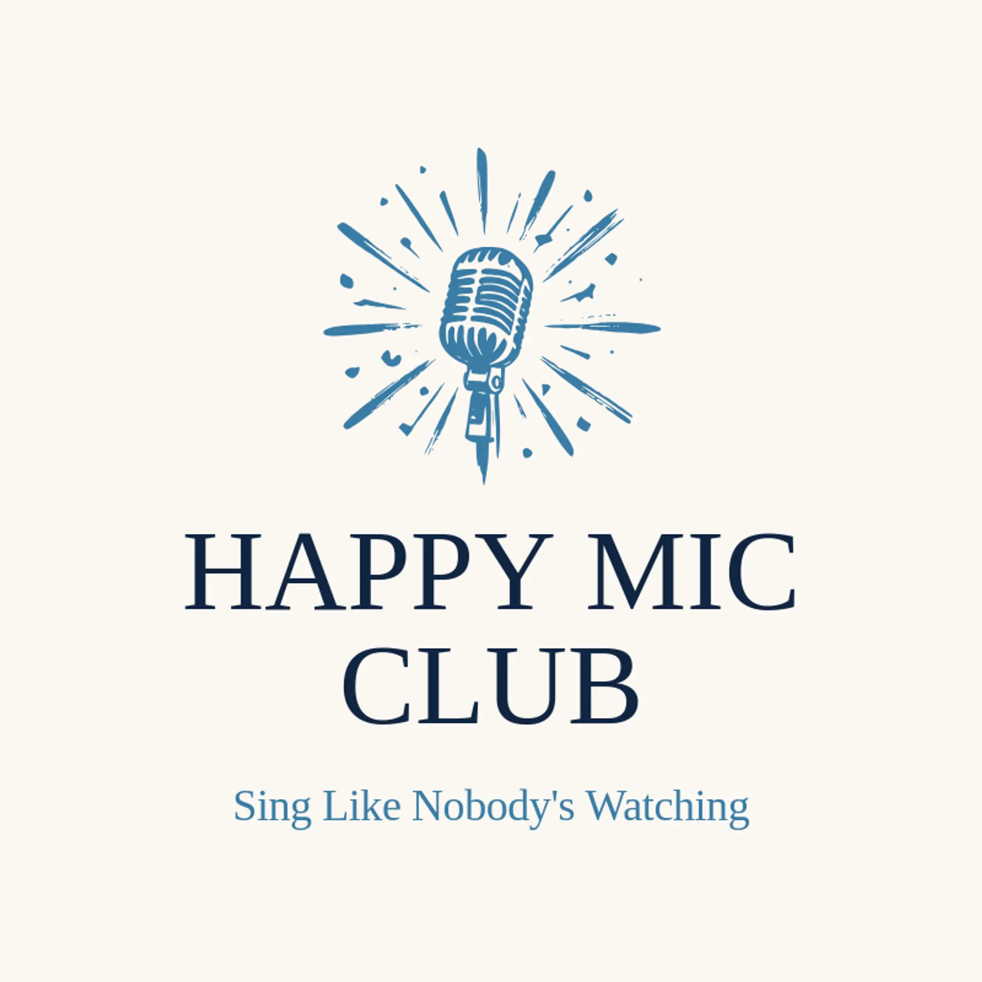Happy Mic Club logo for karaoke
