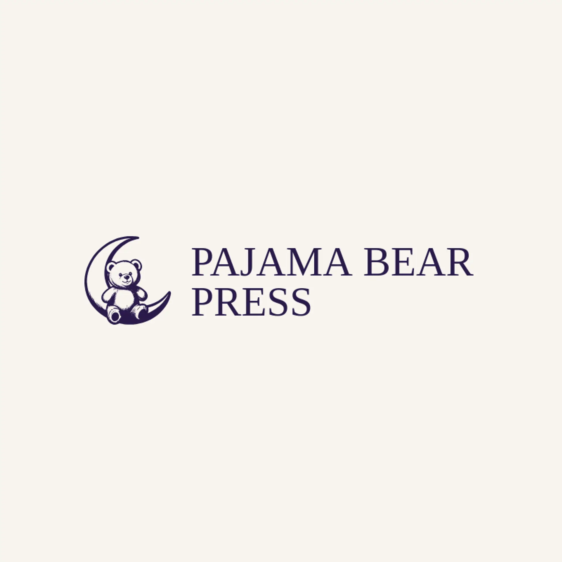 Pajama Bear Press logo for teddy bear