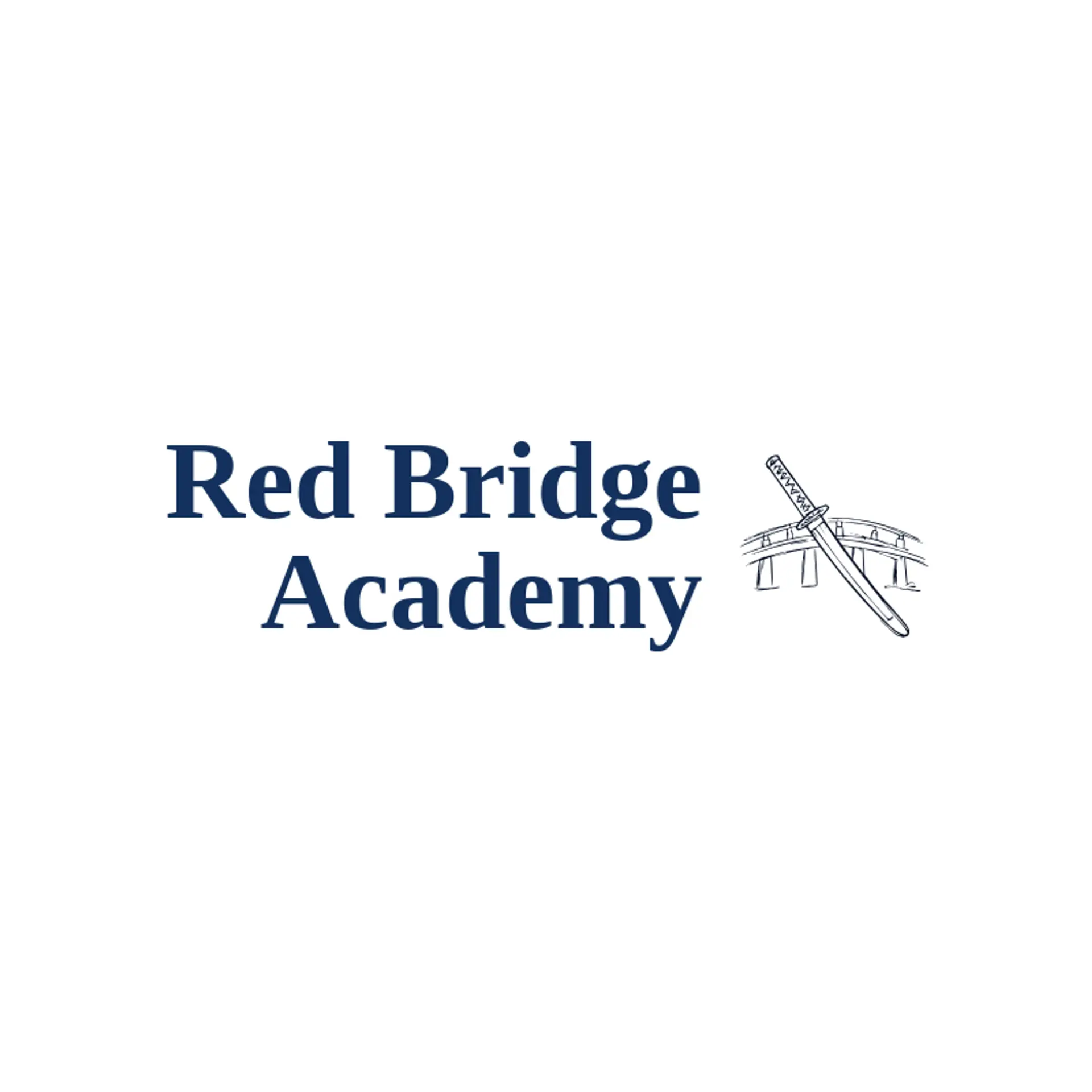 Red Bridge Academy logo for katana