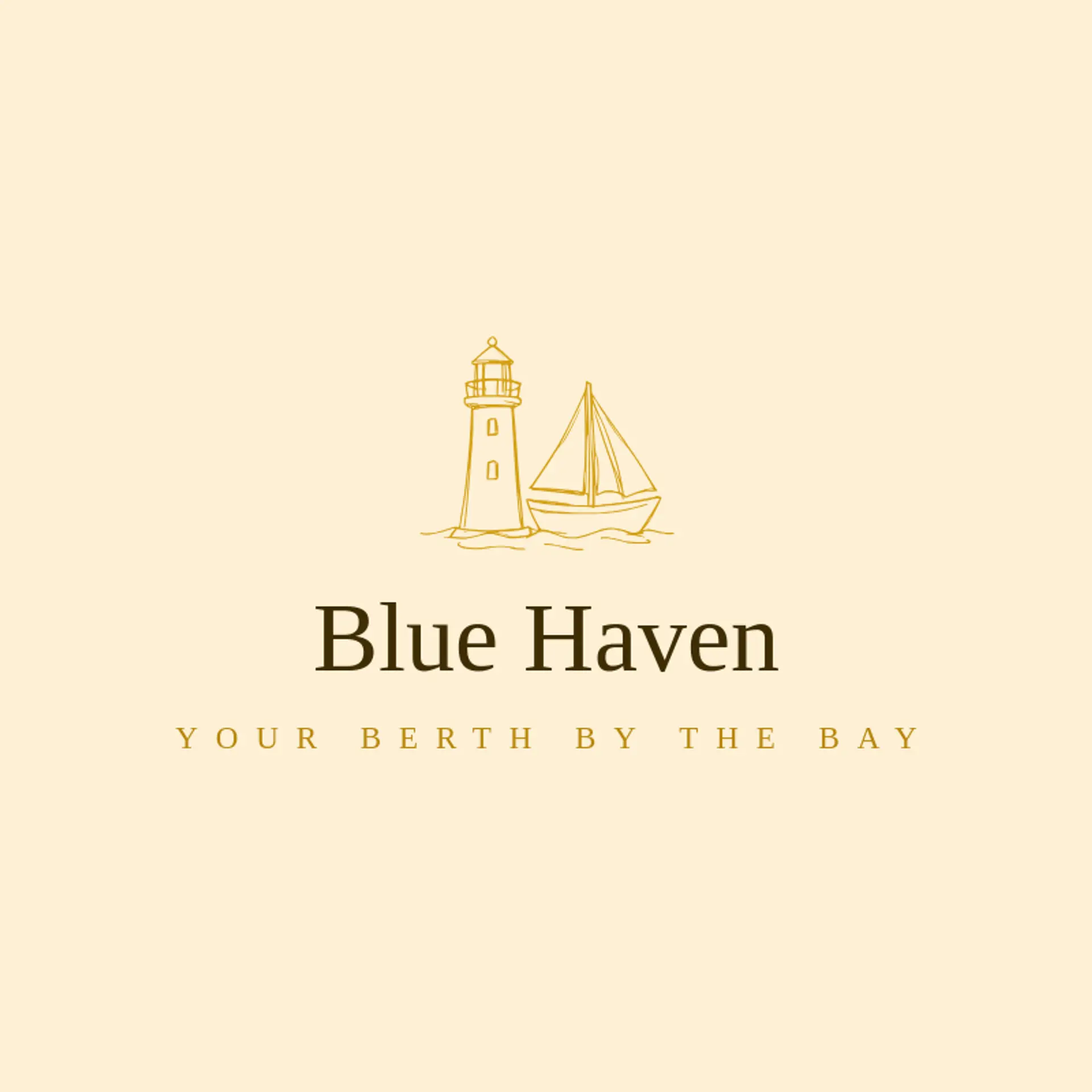 Blue Haven logo for marina