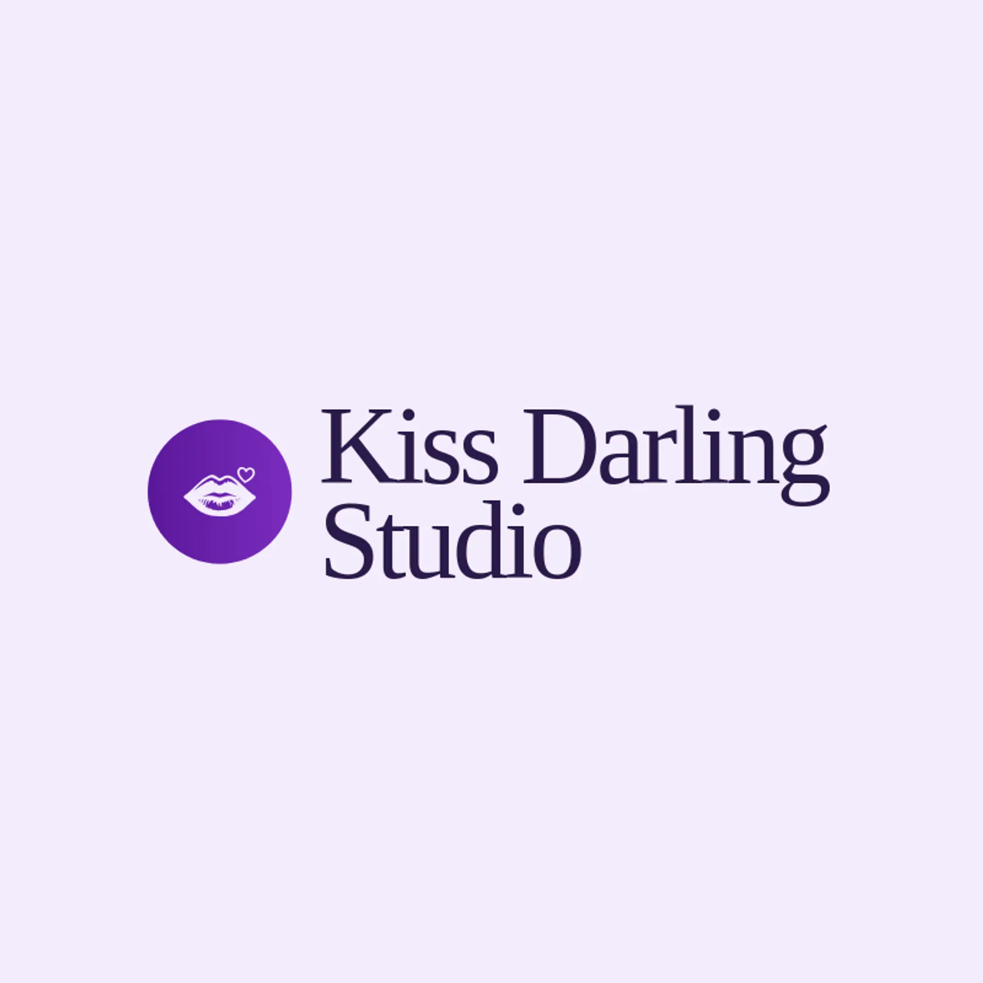Kiss Darling Studio logo for kiss