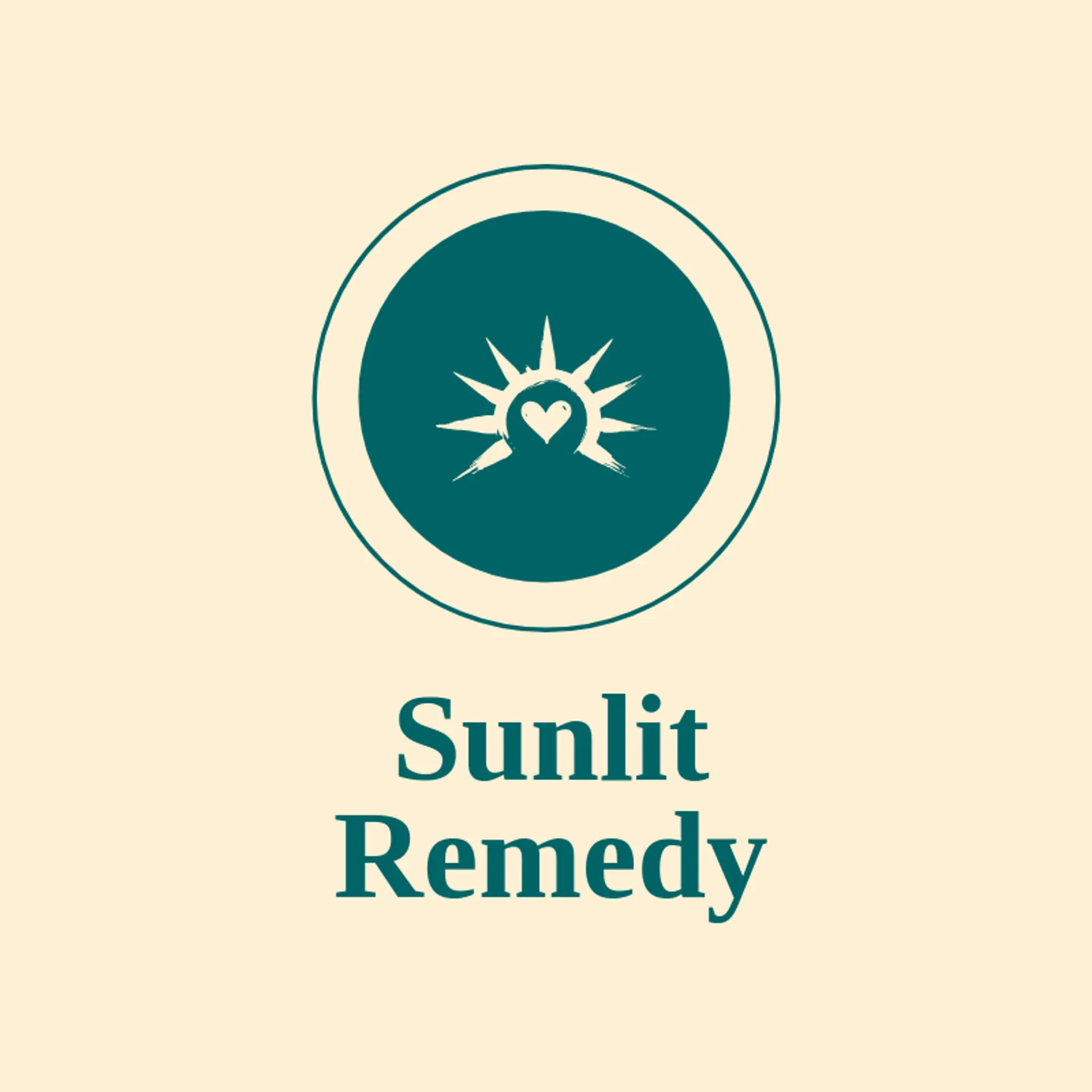 Sunlit Remedy logo for wellness