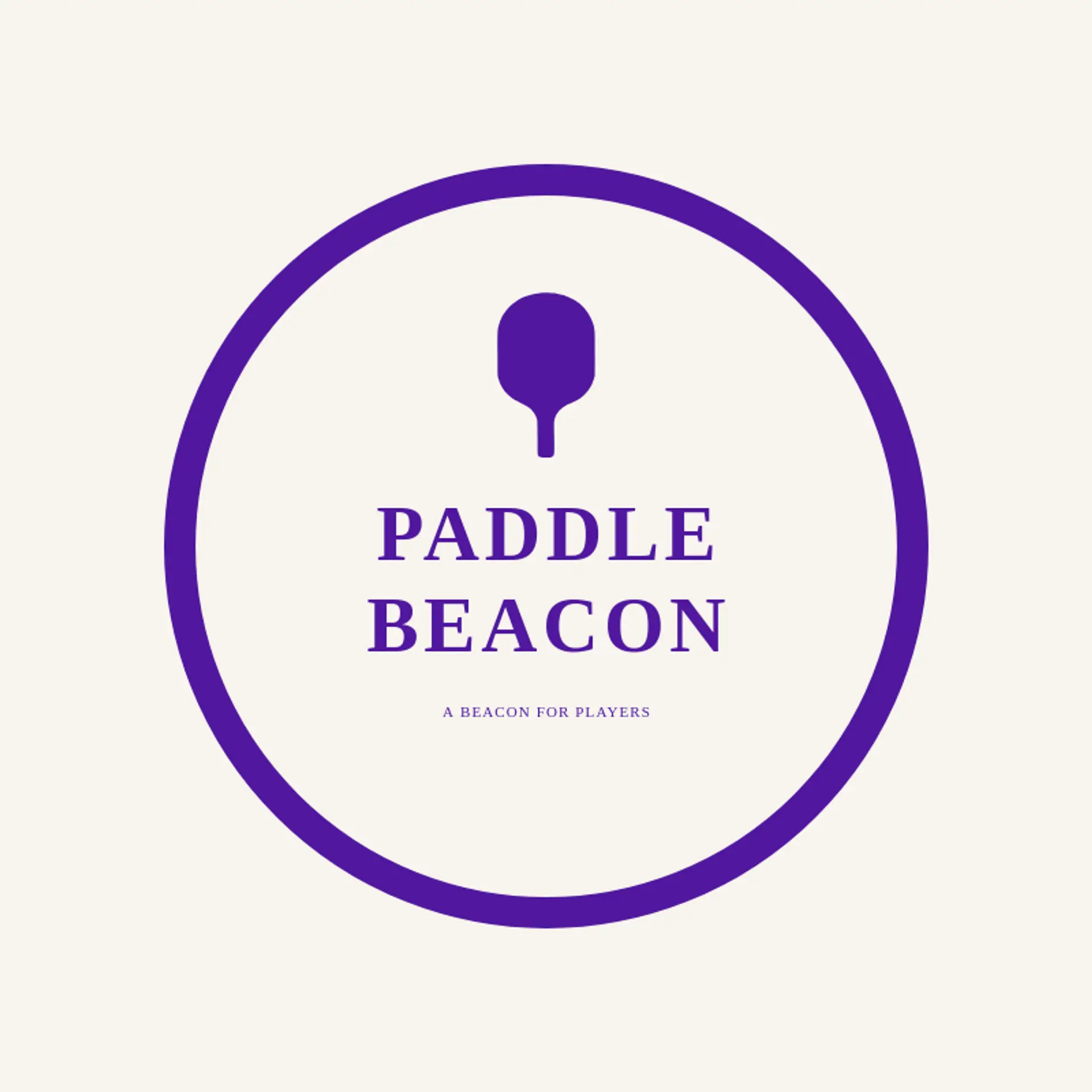 Paddle Beacon logo for ping pong