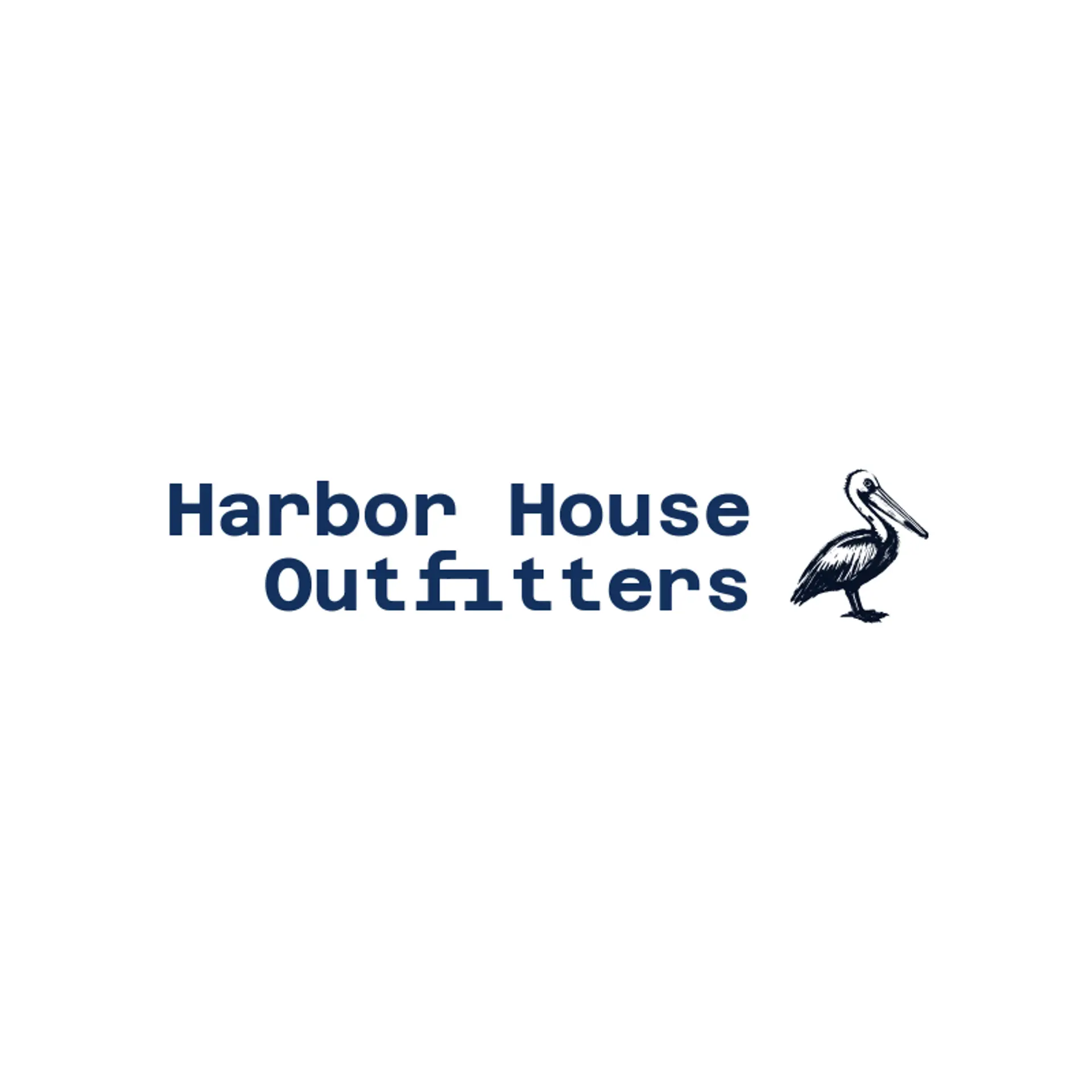 Harbor House Outfitters logo for pelican