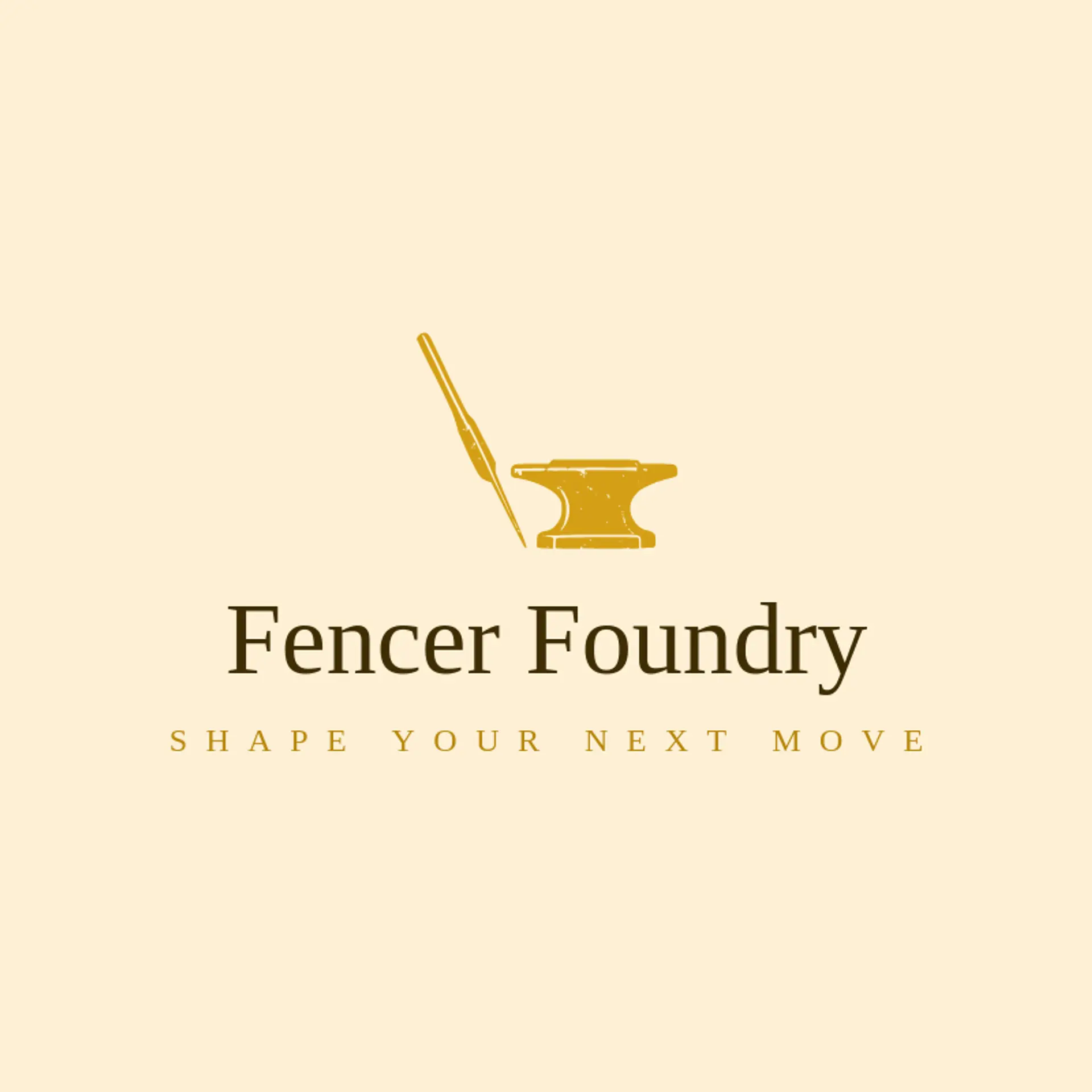 Fencer Foundry logo for fencing