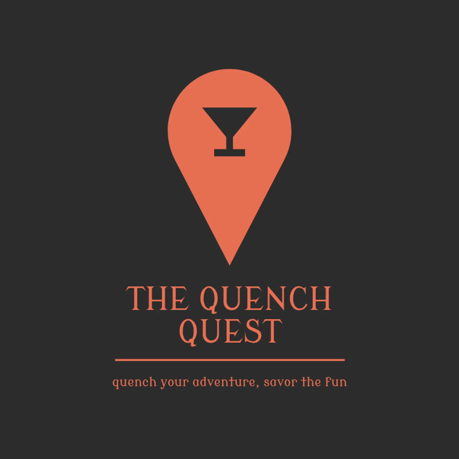 The Quench Quest logo for bar restaurant