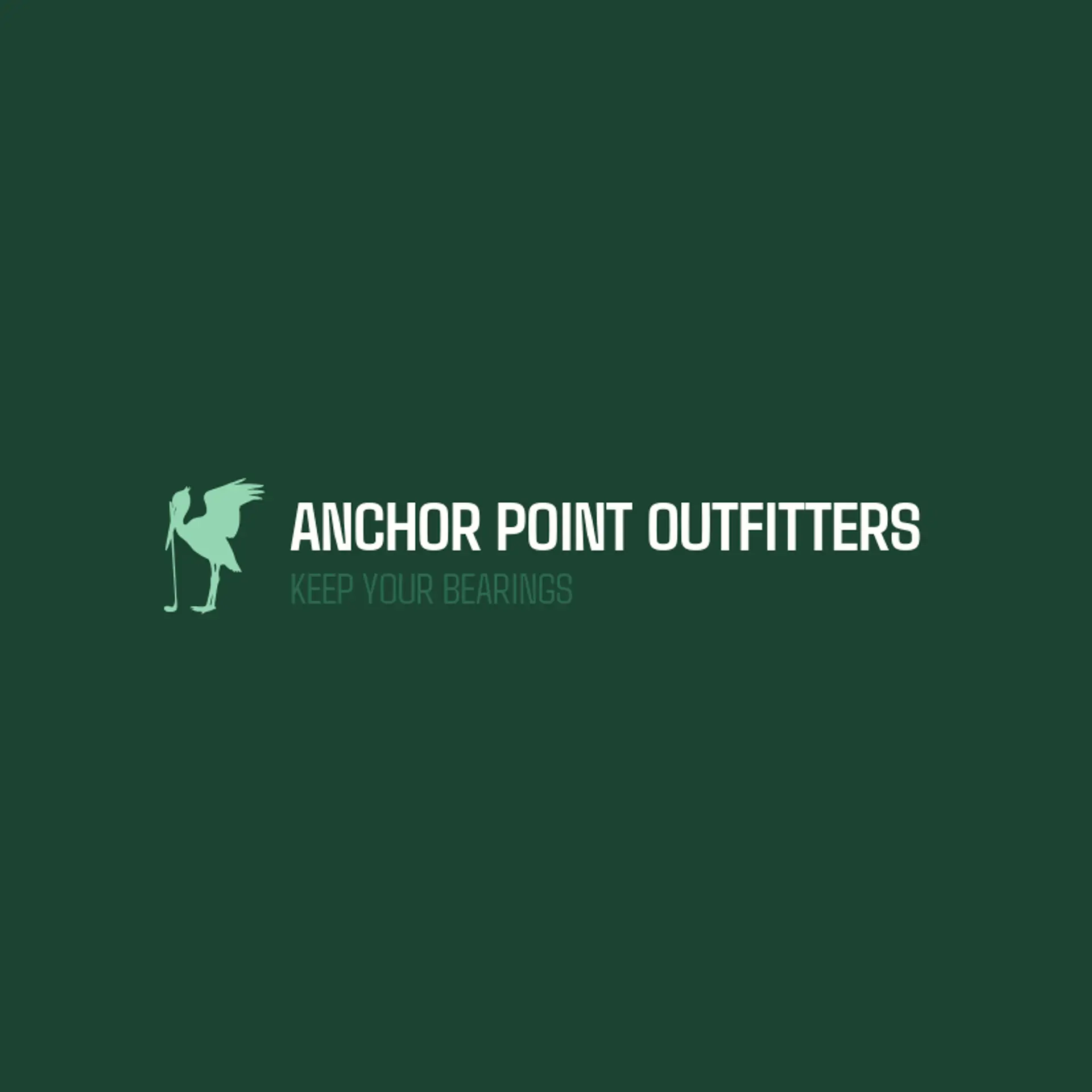 Anchor Point Outfitters logo for pelican